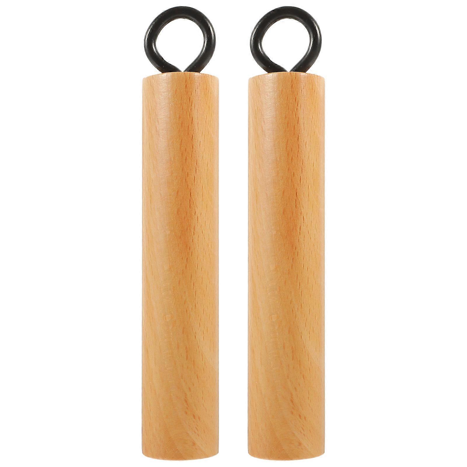 Detachable Wooden Pot Handle Scald Grip for Cookware Ergonomic Heat Insulated Skid Resistant for Safe Cooking & Easy Storage