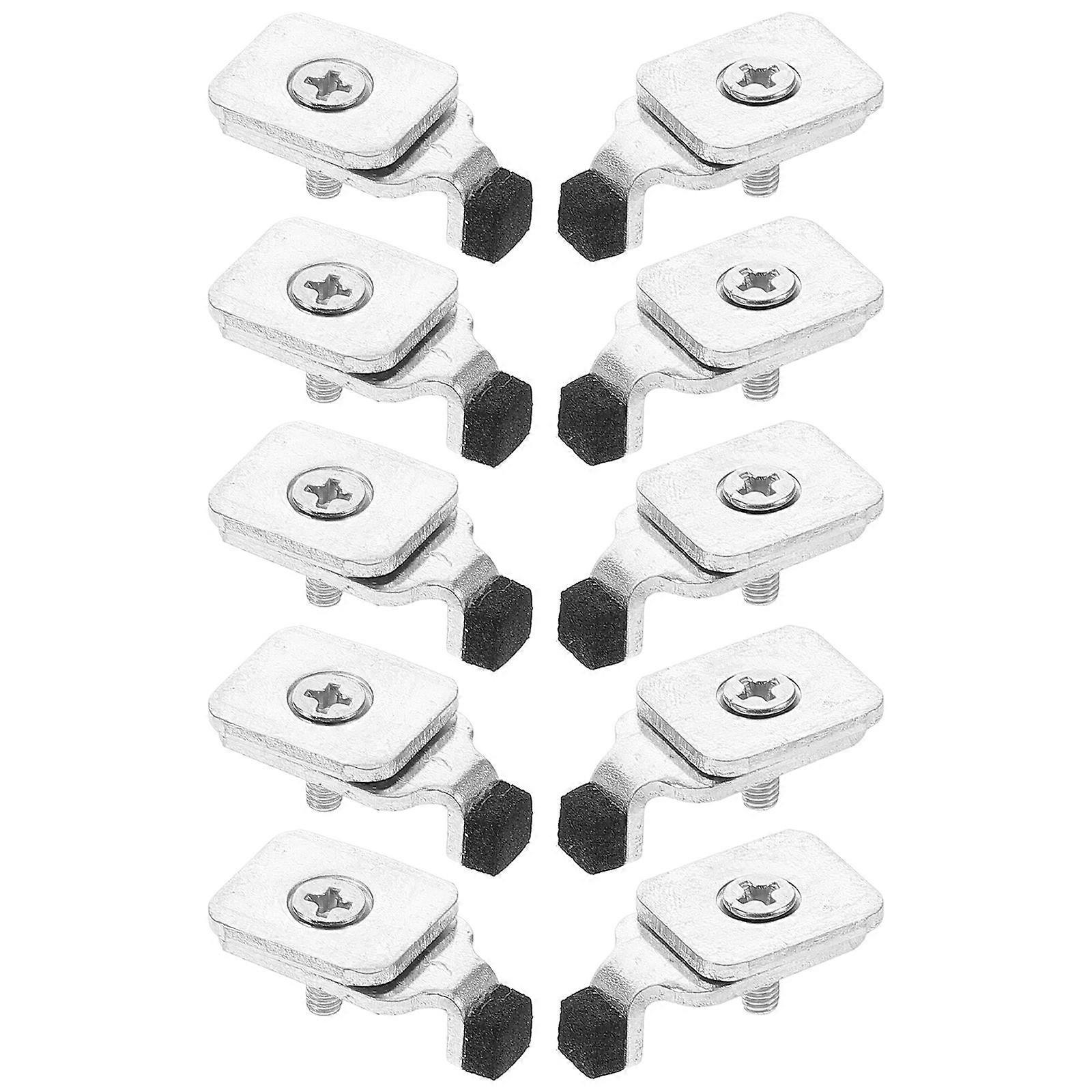 Flexible Curtain Rail Stopper 10pcs End Blocks for Curtain Tracks Home & Office Use