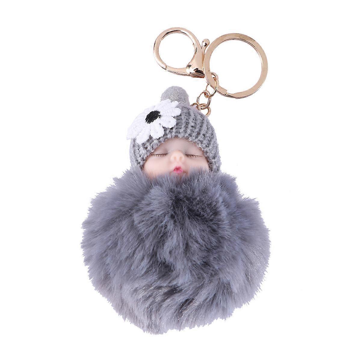 Doll Key Ring, Elegant Pendant for Handbags Backpacks and Car Interiors