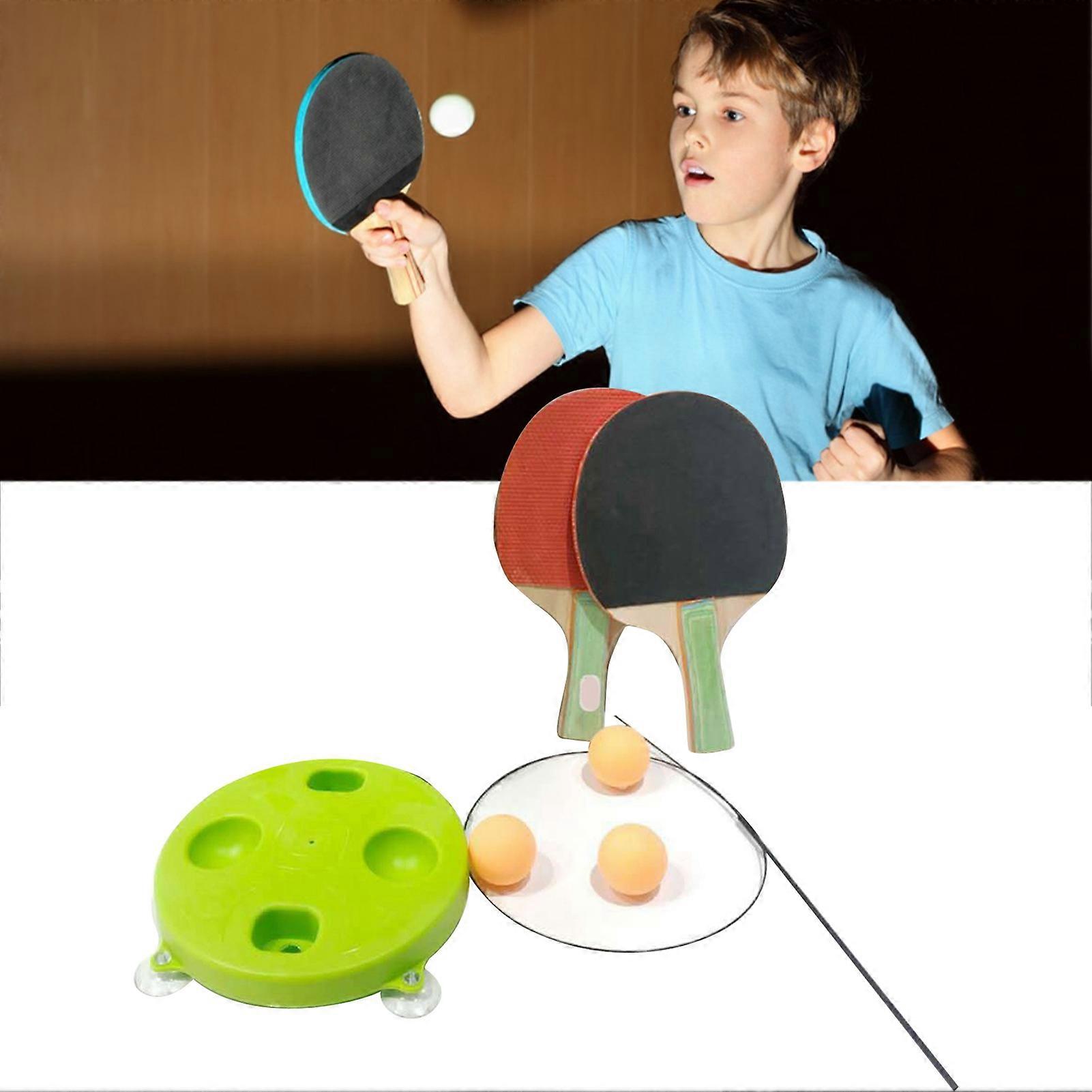 卓球スポーツトレーニングデバイス子供用吸盤ベース付き調整可能なピンポンスポーツトレーニング玩具