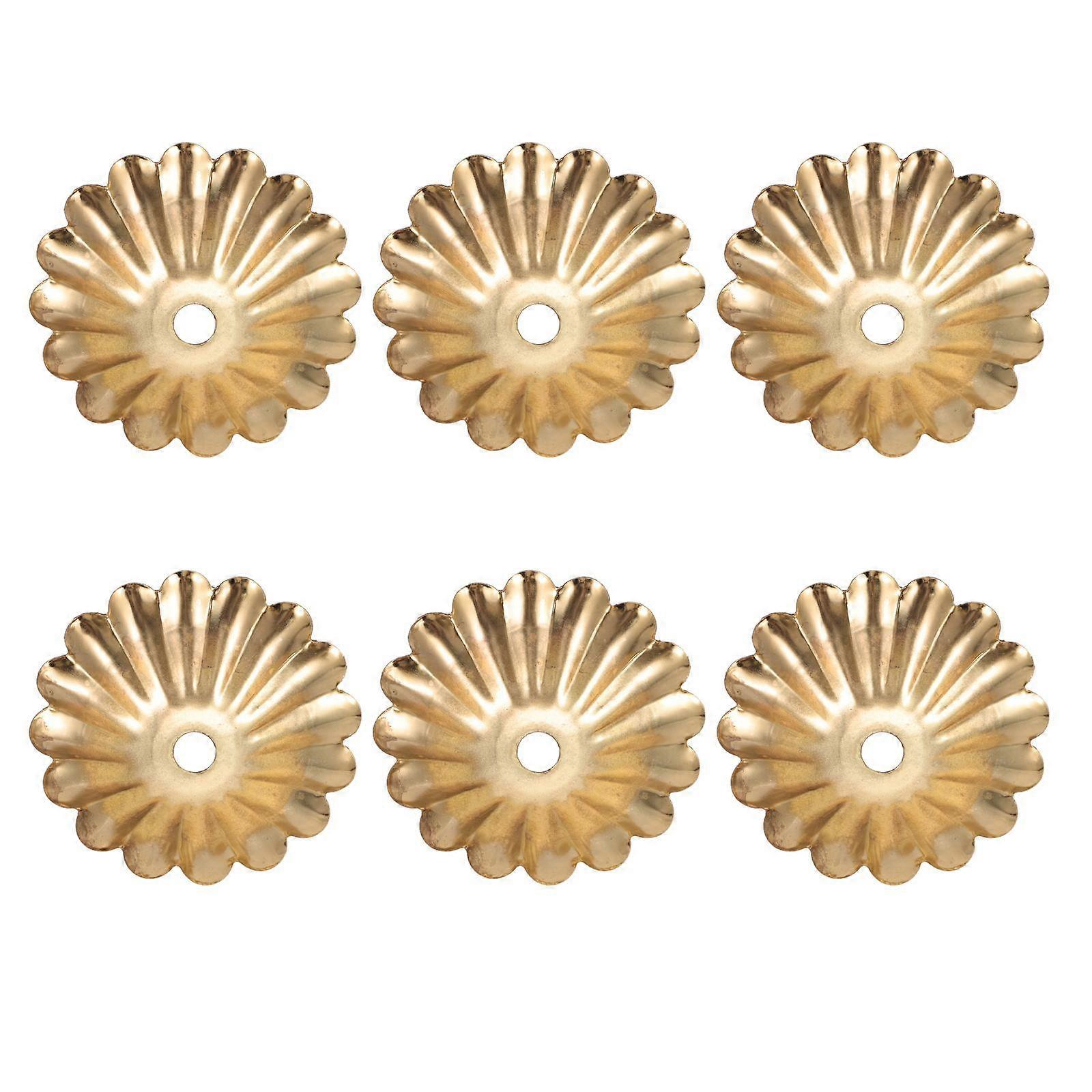 Tabletop Lamp Cover Flower-shaped Decorative Lamp Shade for Table Lamp 8X8CM 6Pcs
