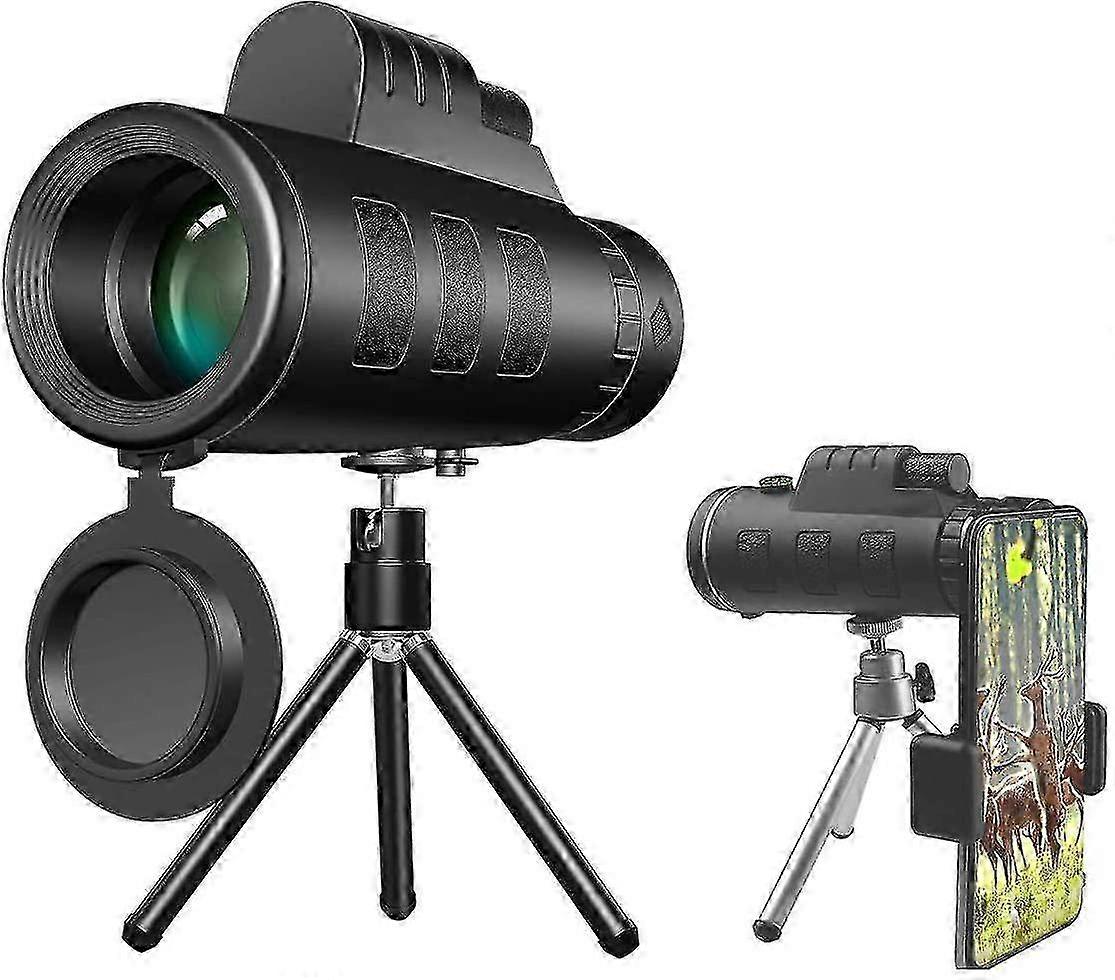 Compact 40 X60 High Performance Monocular - Waterproof | Anti-Fog | Shockproof Grip - Suitable for Hiking, Hunting, Climbing