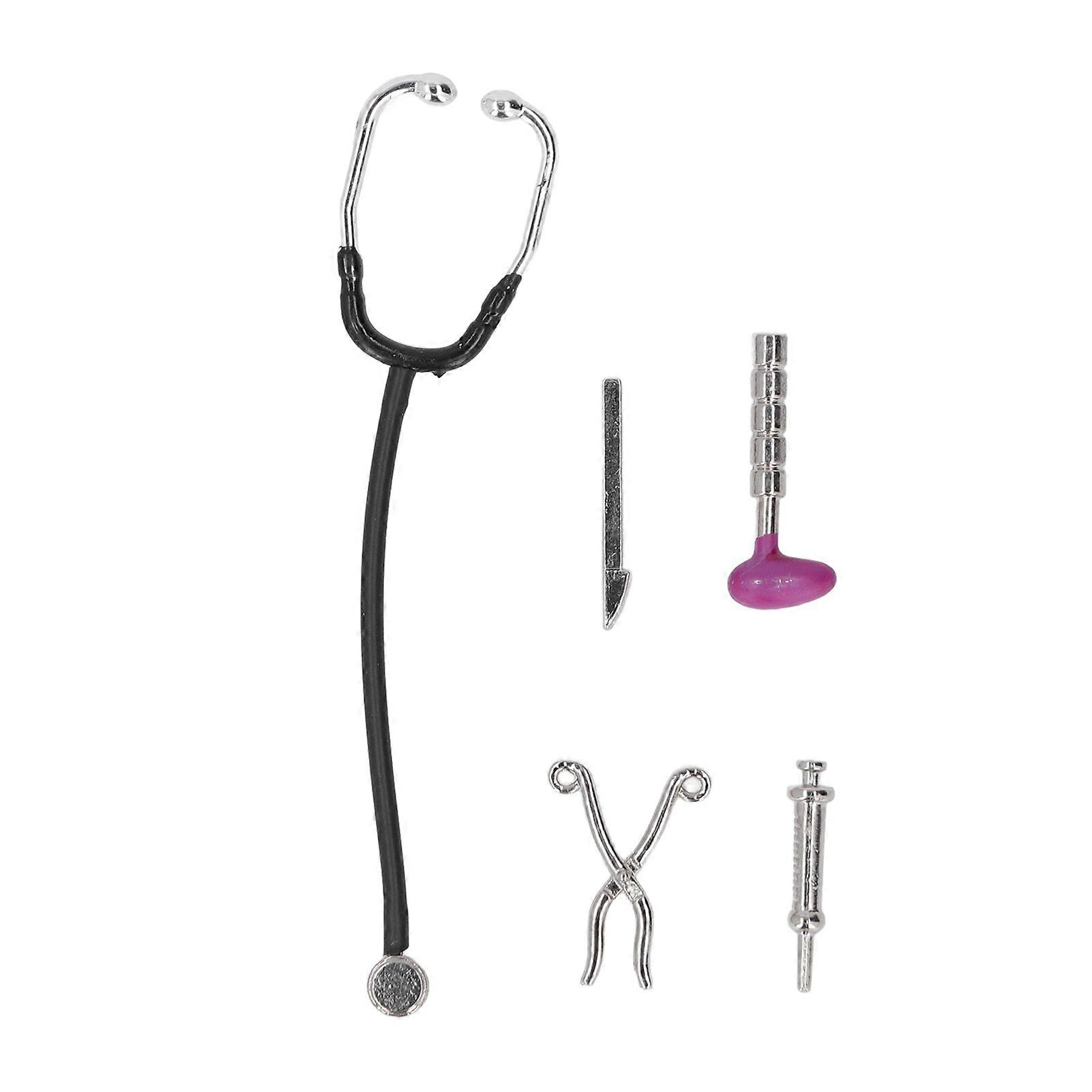 5pcs Mini Medical Device Set Exquisite Simulation Model for 1:12 Dollhouse