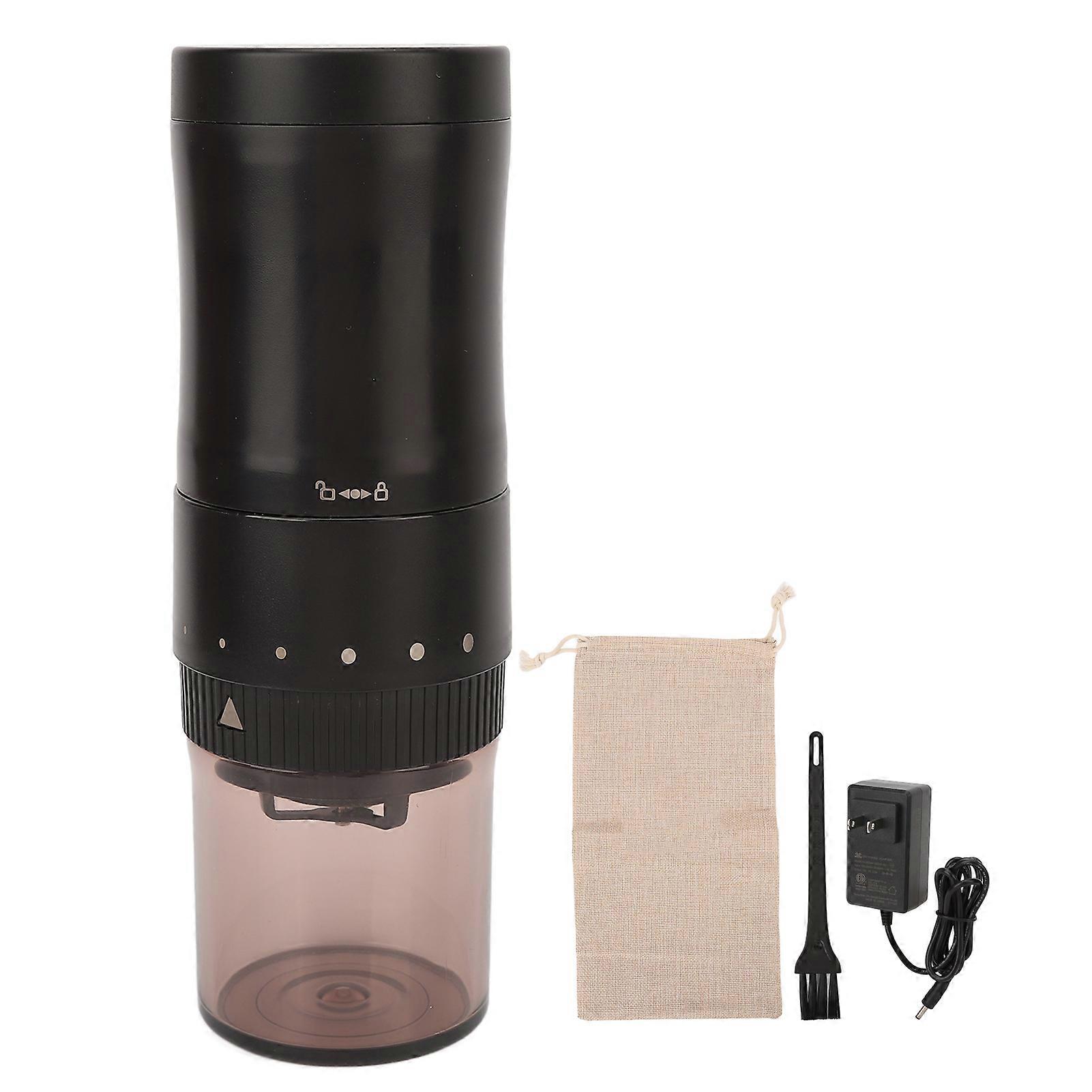 Electric Burr Coffee 6 Grind Settings 6 Cups Low Temperature Portable Coffee Grinder 100‑240V