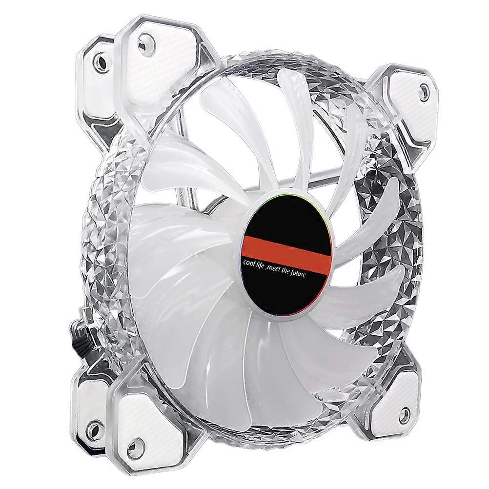 Pc Fans Mute Case Fan Rgb Systems Rgb Lighting Assorted Color 12x12x2.5cm 1Set