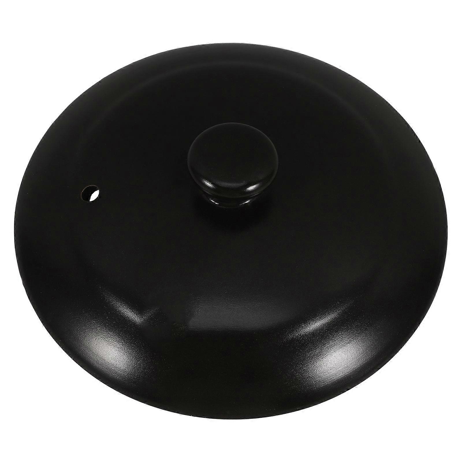 Ceramic Lid For Pots Soup Making High-temperature Resistant 17.6CM Outer Diameter 1Pcs