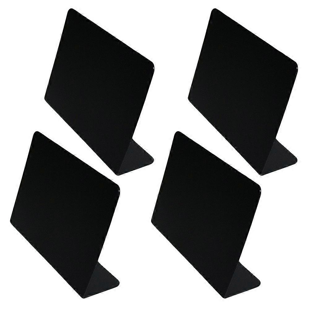 Acrylic Chalkboard Sign Making Surface for Desktop Use in Wedding 10x7.5x3cm 4Pcs