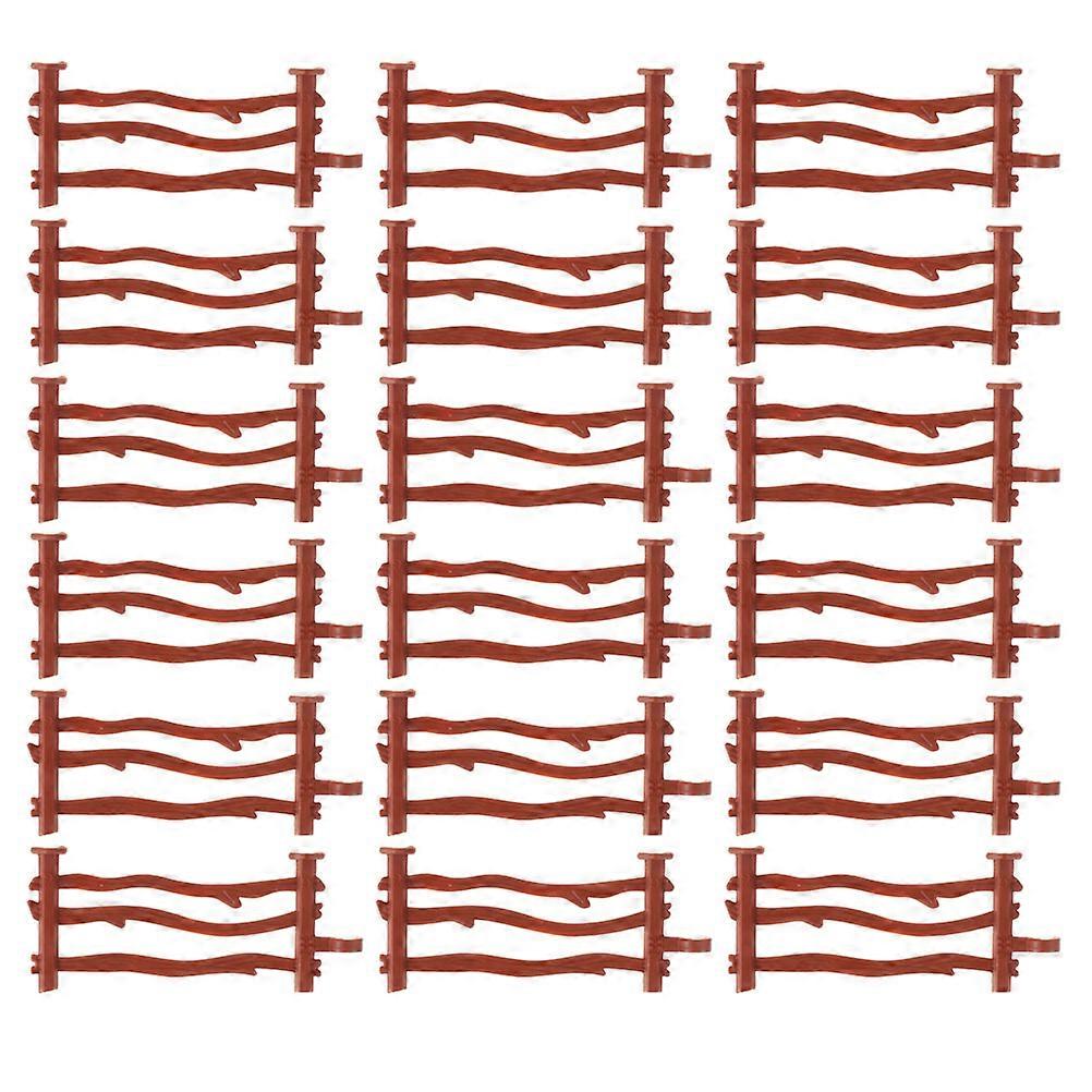 200Pcs Simulated Fence Decoration Sand Table Mini Fence Scene Layout Fence Prop