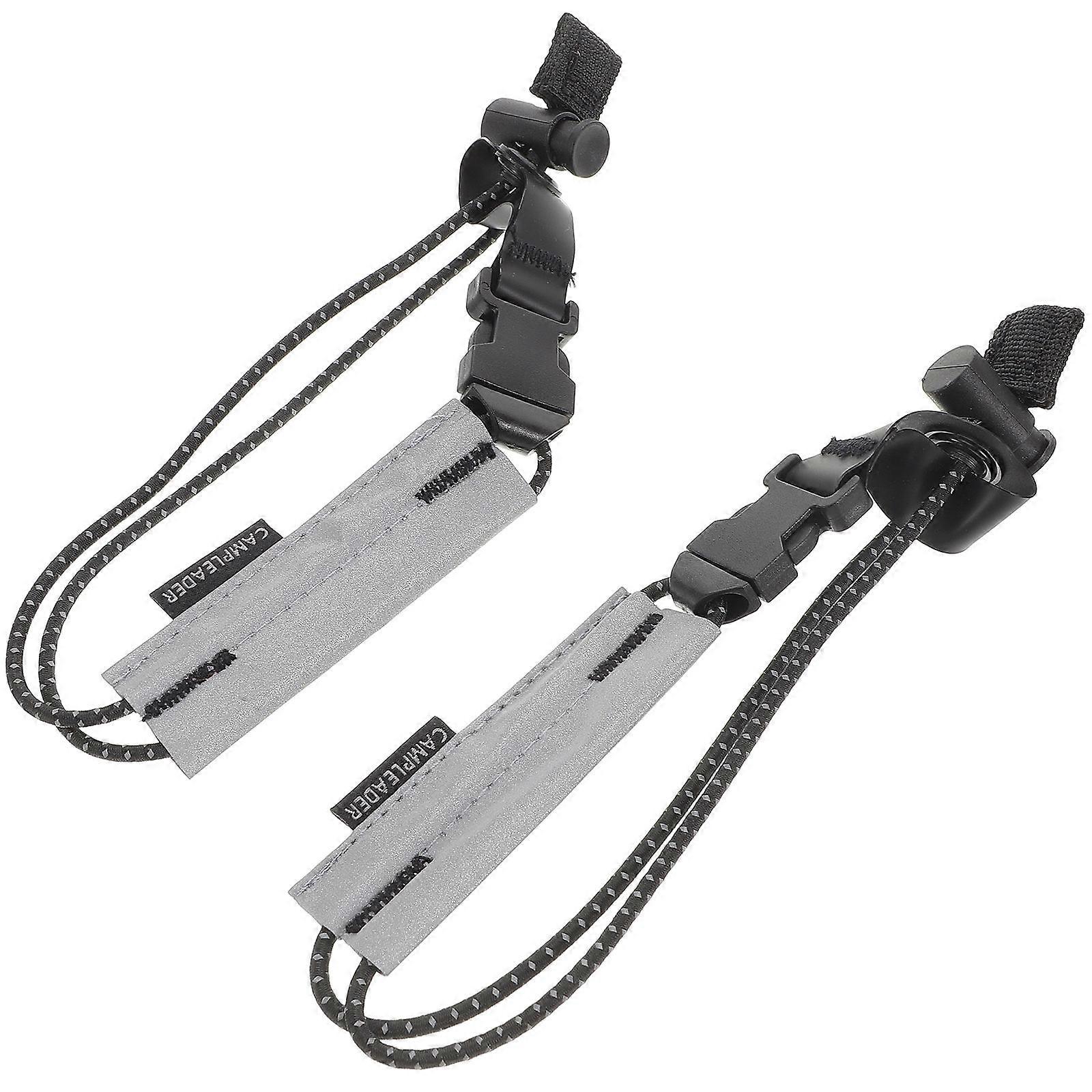 Adjustable Leg Rope Pant Leg Straps For Biking Cyclists Night Cycling Durable 2Pcs