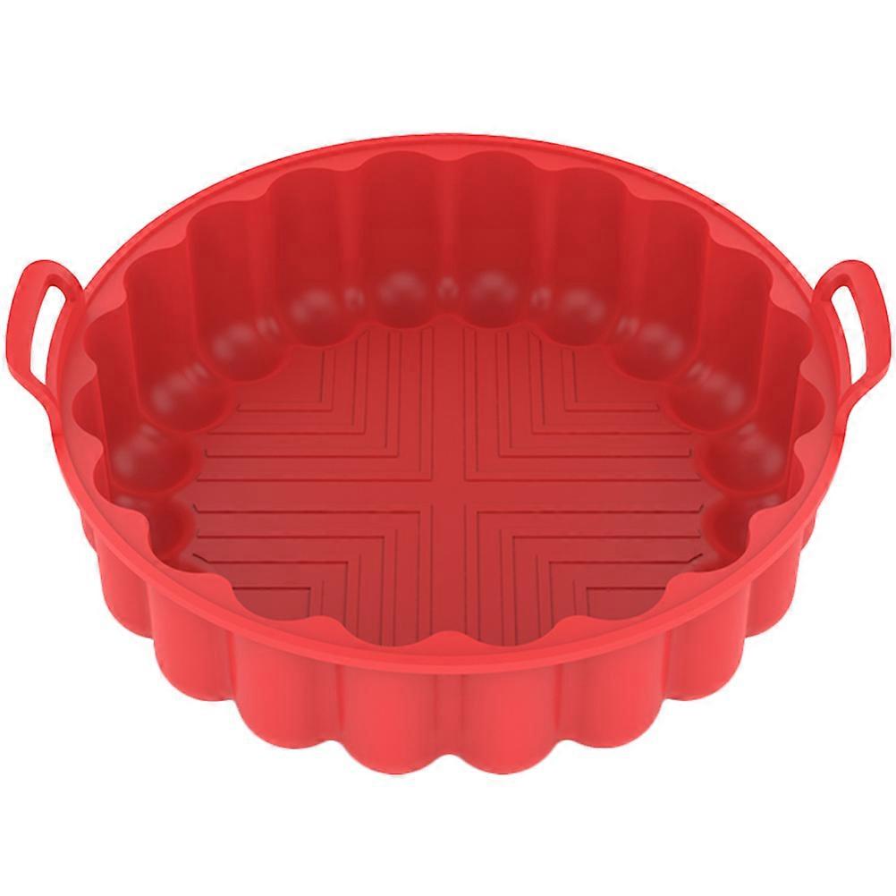 Heat Resistant Air Fryer Mat Silicone Pad Non Stick Reduces Oil Usage 1Set