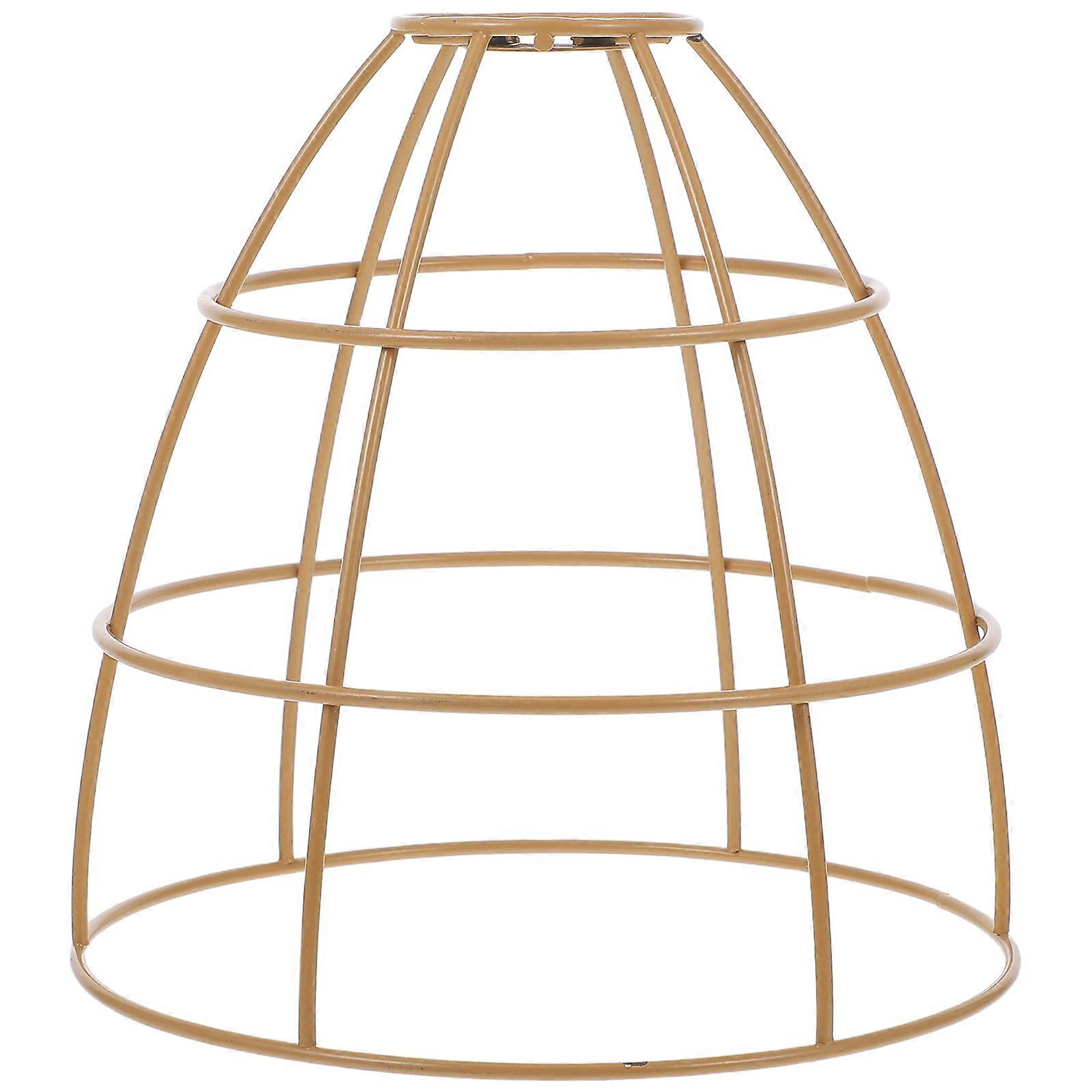 Fringe Lampshade Metal Lampshade Frame Tapered Shade Holder For Home Decor Diy 1Pack