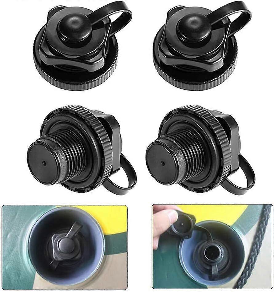 4pcs διογκώσιμη αντικατάσταση βαλβίδων αέρα για το διογκώσιμο κανό καγιάκ σκαφών - εξαρτήματα εξοπλισμού καγιάκ και συντήρηση - καθολική βαλβίδα αέρα για το Inflati