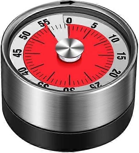 Mechanical Kitchen Timer White Kitchen Magnetic Time Manager Stainless Steel Rotating Kitchen Timer Countdown