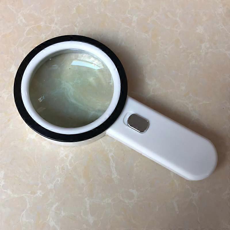Magnifying glass lighting with magnifying lens, reading magnifying glass