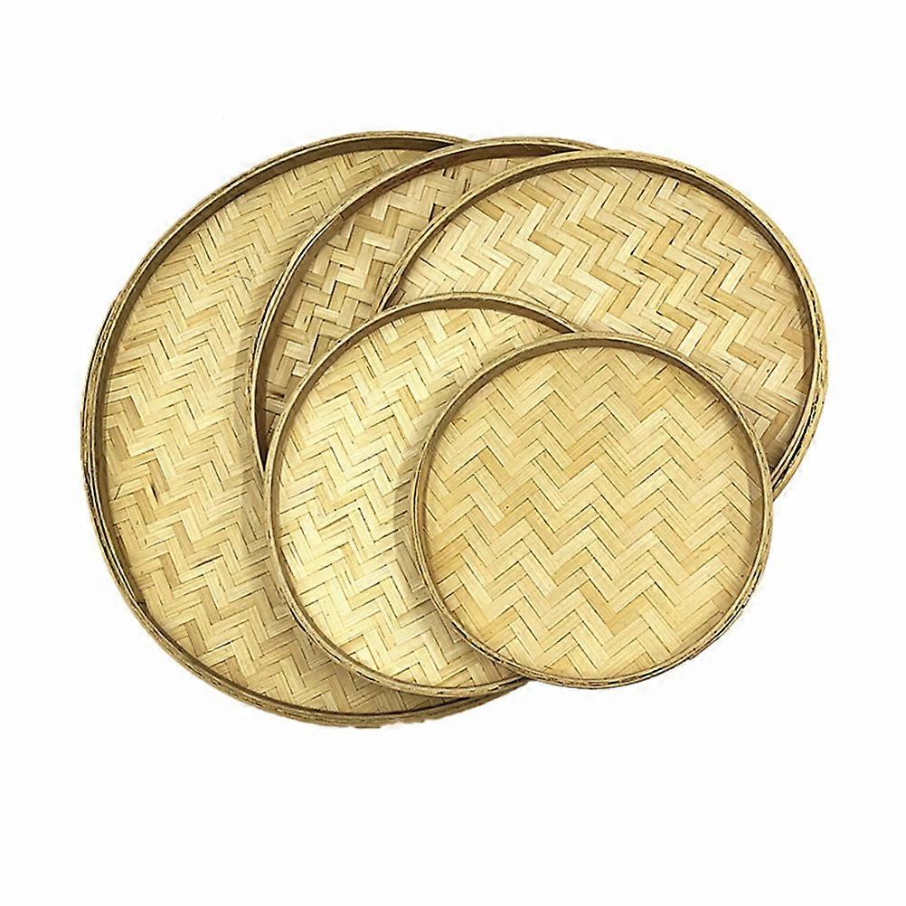 Macrame Wall Hanging Decor Diy Bamboo Serving Tray Hanging Decors Diy Art Supplies Style 1Pack