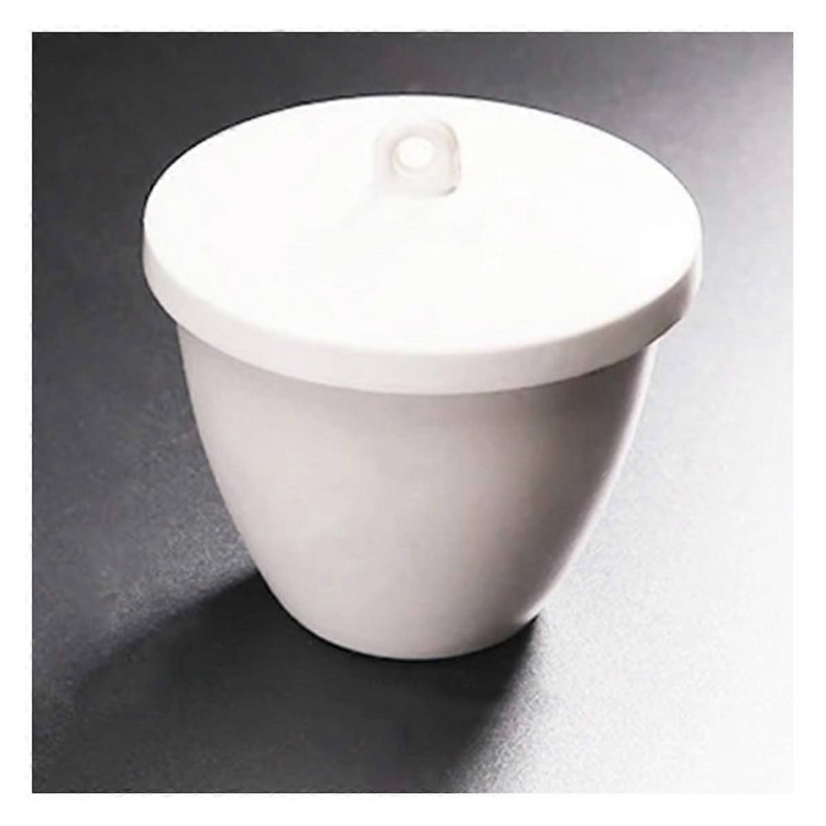 10 pieces/pack aluminum oxide ceramic crucible with cap laboratory equipment porcelain (10mL 10 pieces)