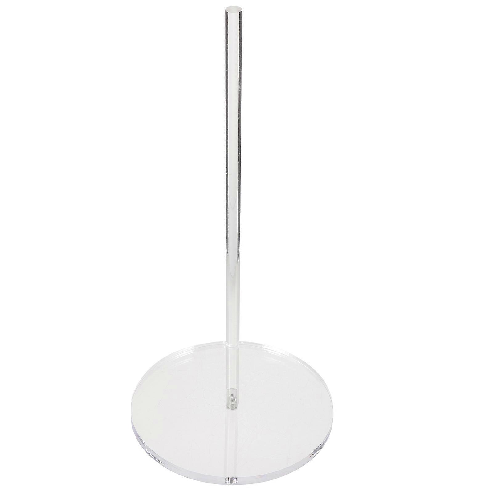 Kitchen Roll Paper Rack Acrylic Round Base Storage Space-saving 1Set