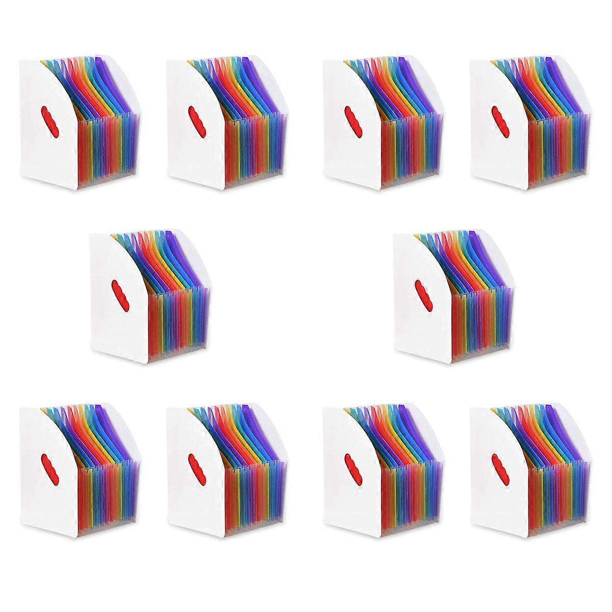 Expanding File Holder A4 File Organizer 13 Pockets File Holder
