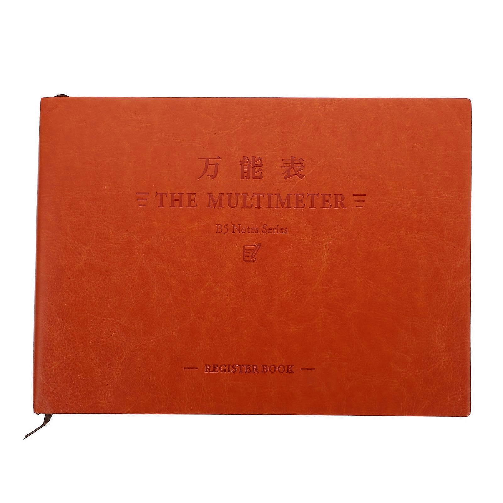 Accounting Journal Account Book Form Handbook Rectangular Simple Design For School Use 26x20x4cm Bookkeeping 1Pc