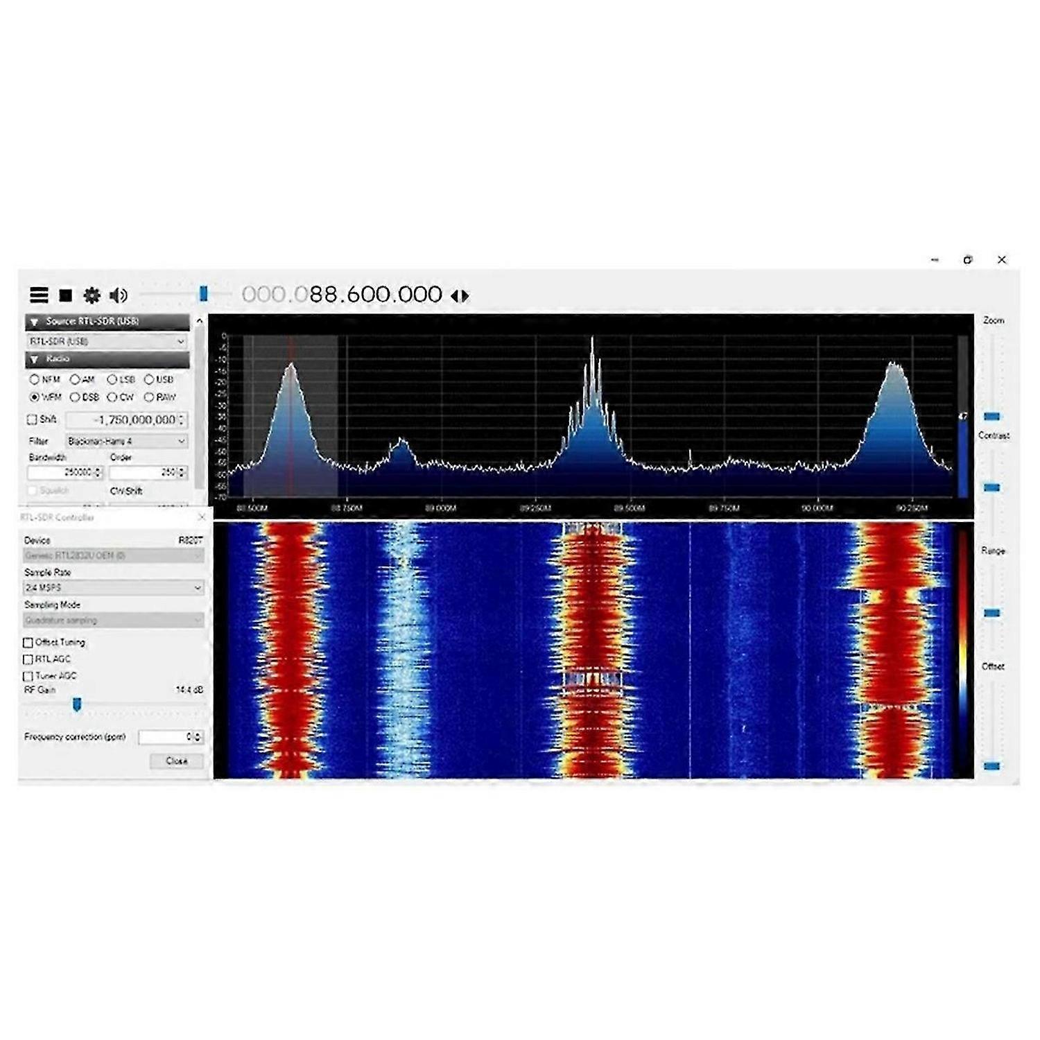جديد بث FM 88-108M SDR نطاق توقف مرشح لجهاز الاستقبال SDR نظيف RX الحد من الضوضاء الألومنيوم النسخة