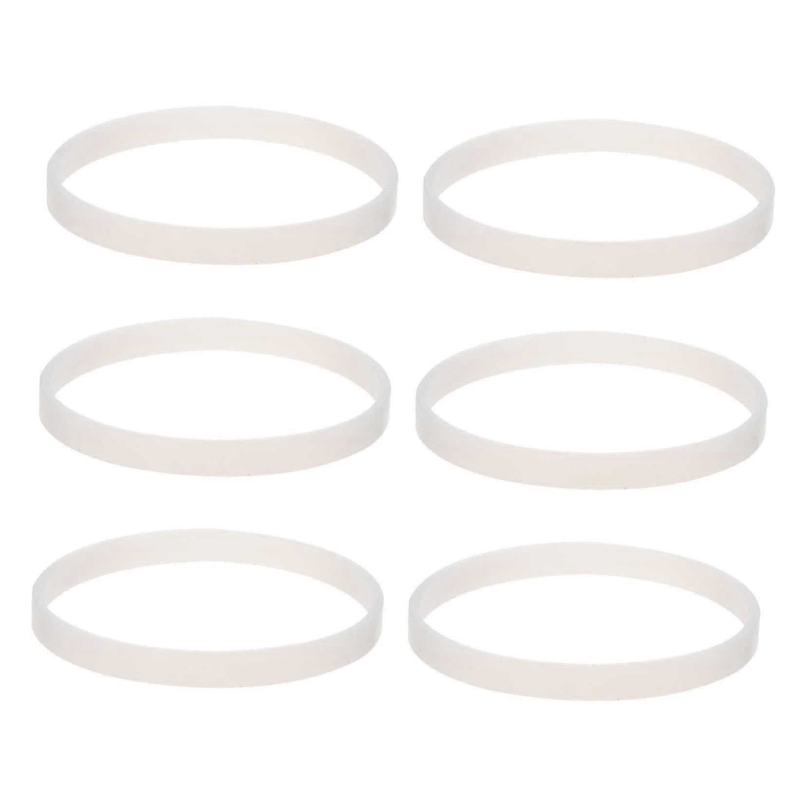 Juicer Sealing Ring Pack of 6 Silicone Rings Compatible with Juicer Machines, Durable Seals for Enhanced Performance