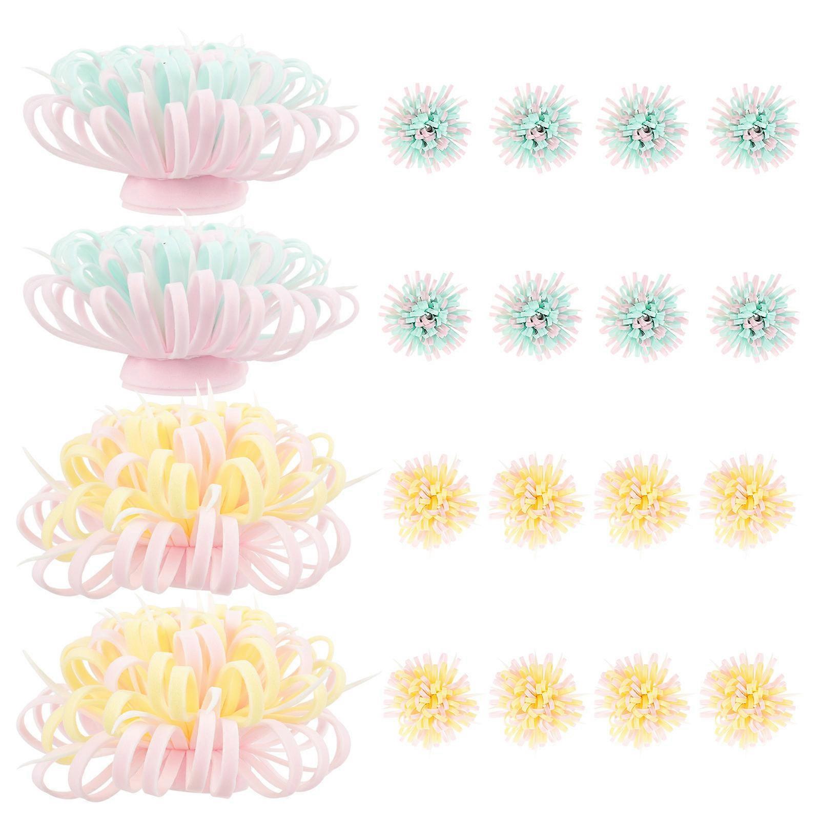 Oil For Diffuser Artificial Flower Aromatherapy Diffusers Pink Living Room Essential Oil Absorption 20Pack