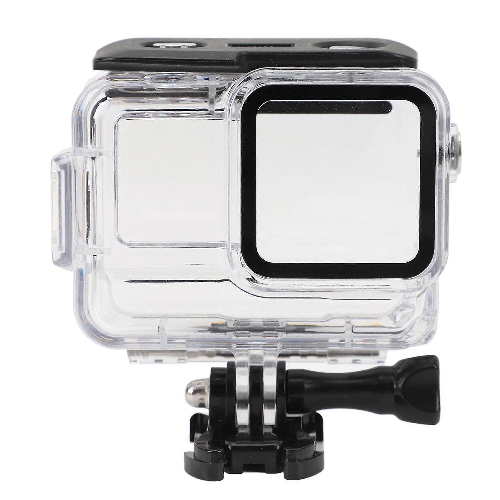 Waterproof camera housing with cold shoe mount, AR coating, and ultrathin design for 360 Ace