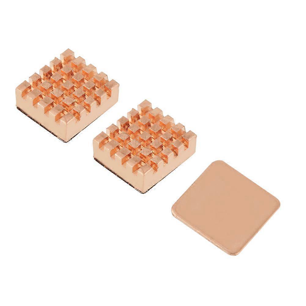 3pcs Copper Heatsinks Cooling Kit for Raspberry Pi