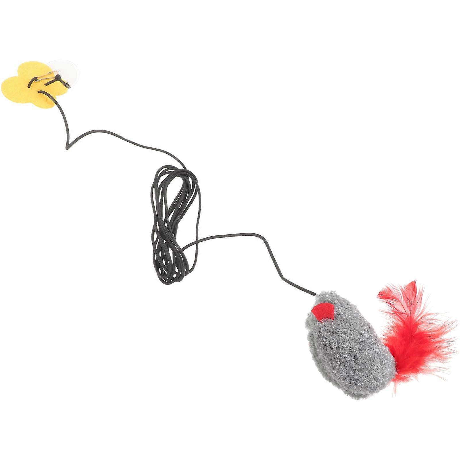 Compact Cat Toy for Kittens - Hanging Scratching Post with Interactive Features, Durable Material, and Fun Design