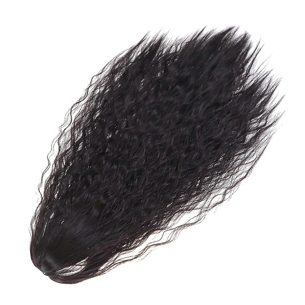 Curly Wavy Ponytail Clip In Ponytail Extension For Events High Temperature Fiber 1Pcs