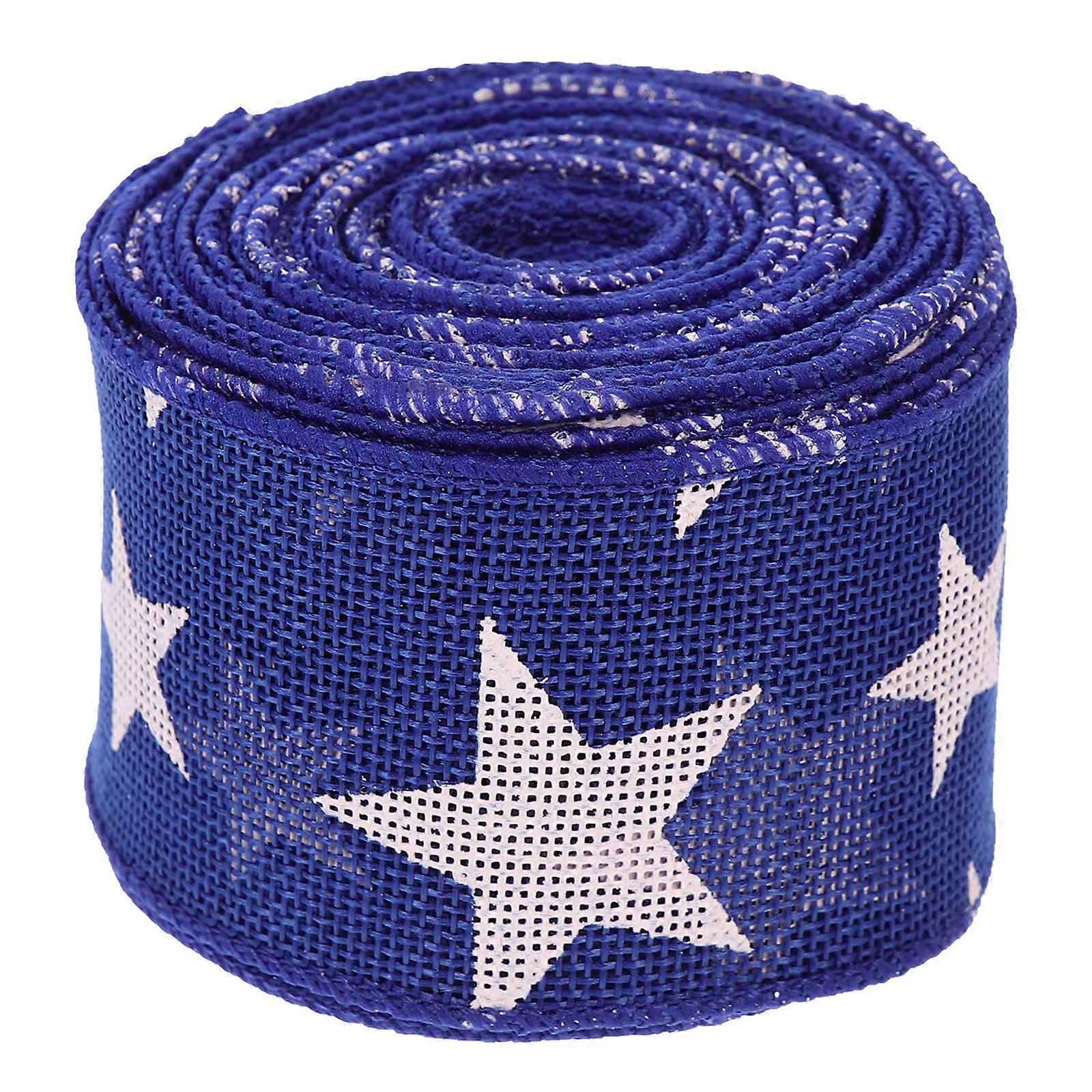 Creative Ribbon for DIY Craft Projects 1 Roll Blue Material