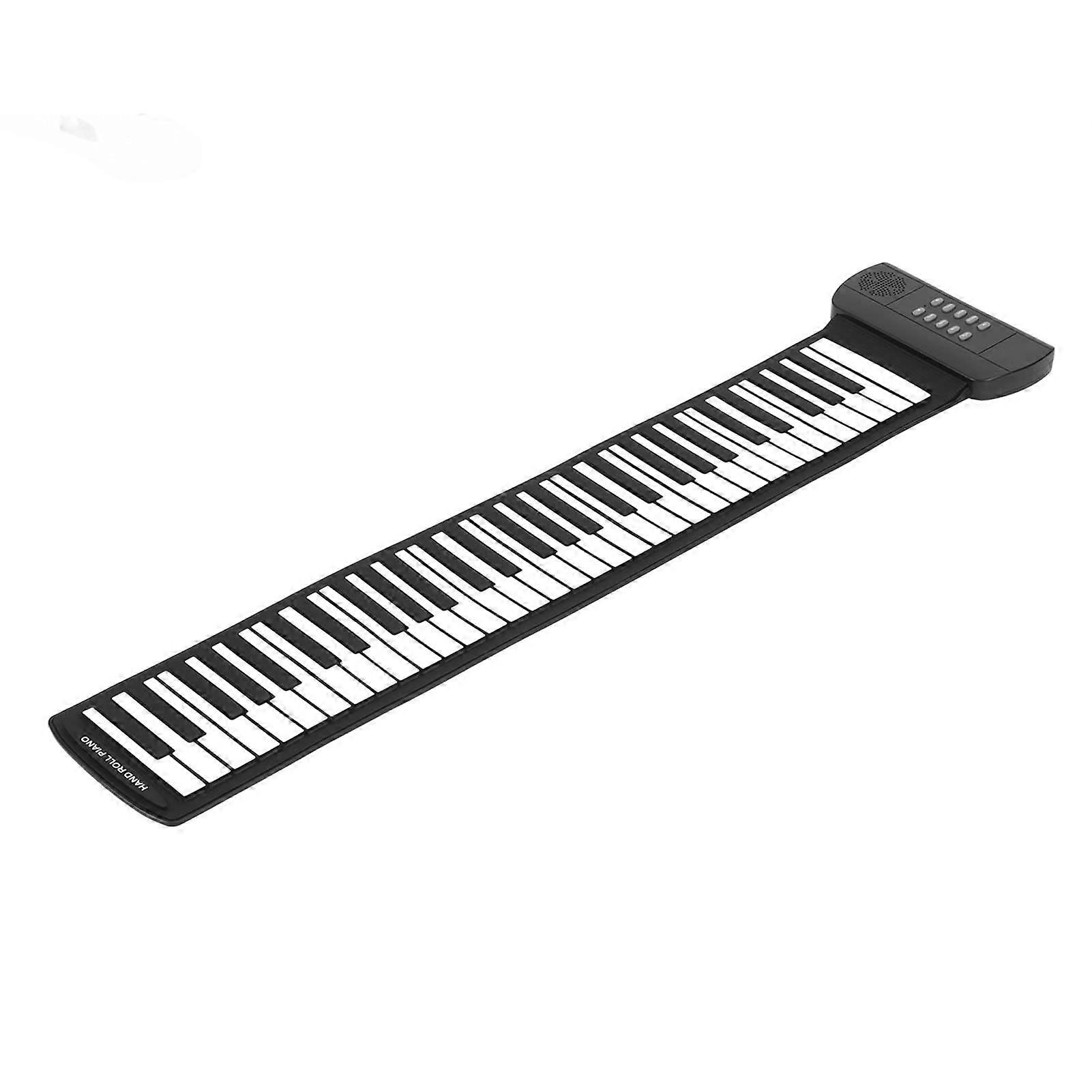 Smart 61 Keys Handroll Piano with Speakers, USB, Recording, Silicone, ABS (PM61)