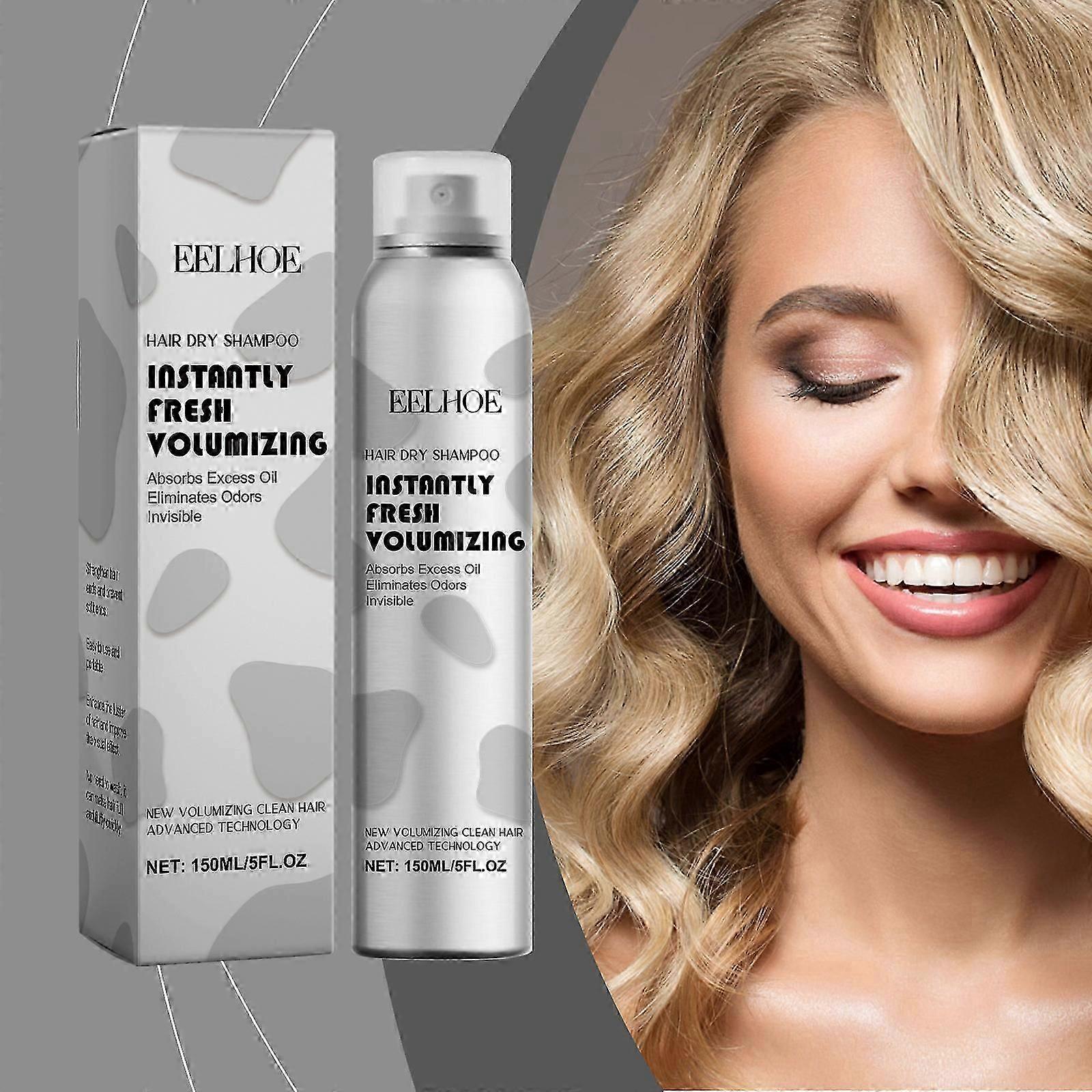 Dry Shampoo, Instantly Fresh Volumizing Hair Dry Shampoo, Volumizing Dry Shampoo for Dark Hair, Natural Instant Dry Shampoo Volumizing Spray, Refreshi