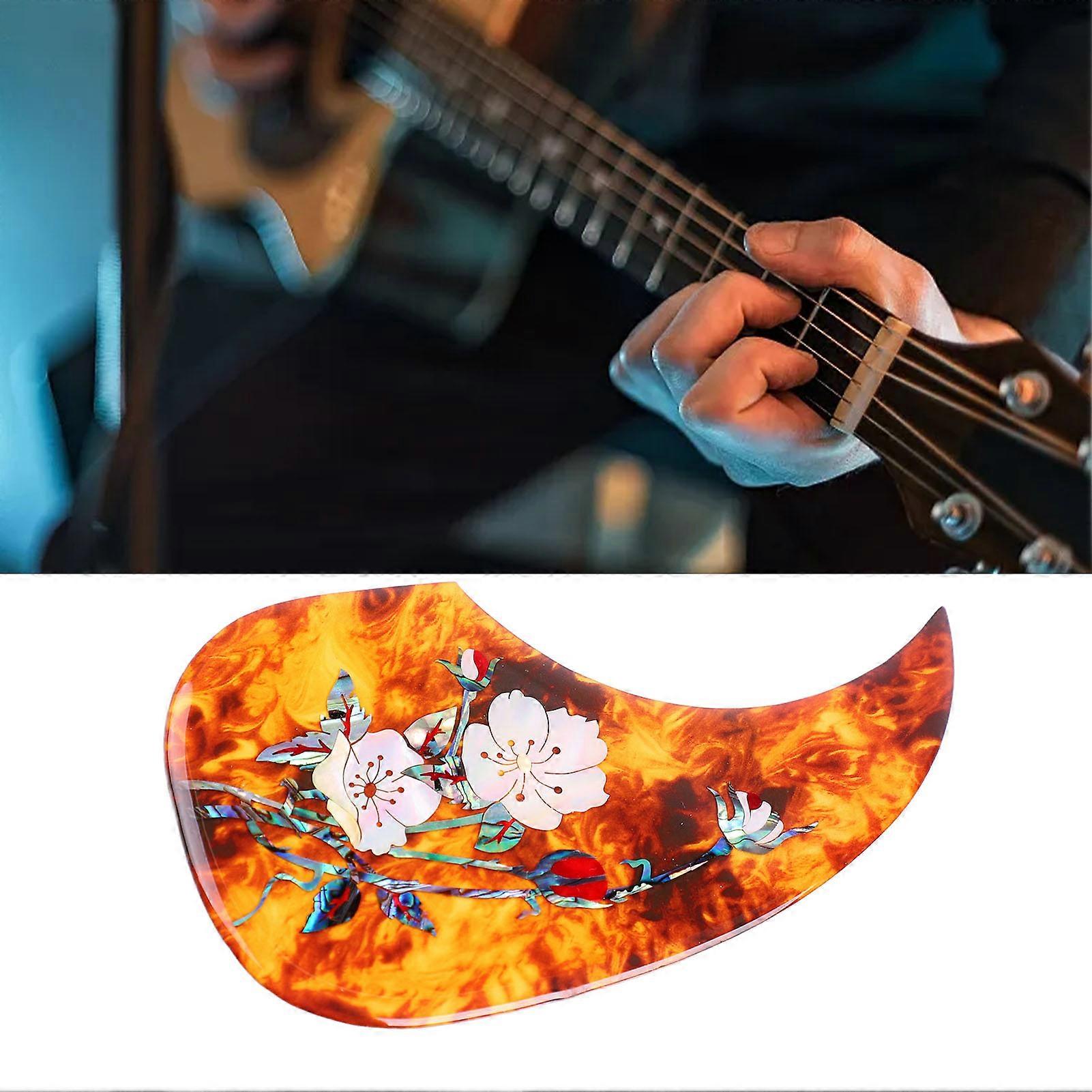 GQ459 PVC Guitar Pickguard 18 x 9.9 cm Anti-Scratch Replacement