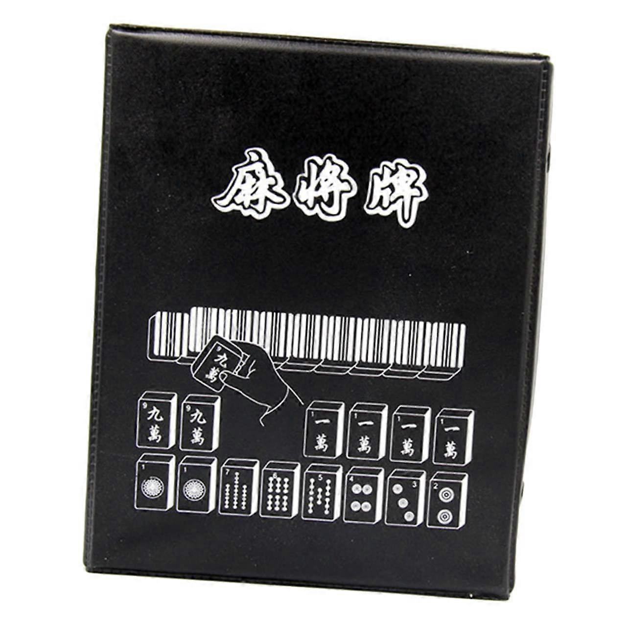 Chinese Mahjong Set for Travel, Mini Mahjong Game to Take Along for Outdoor Activities, Compact and Easy to Carry, Interactive Entertainment
