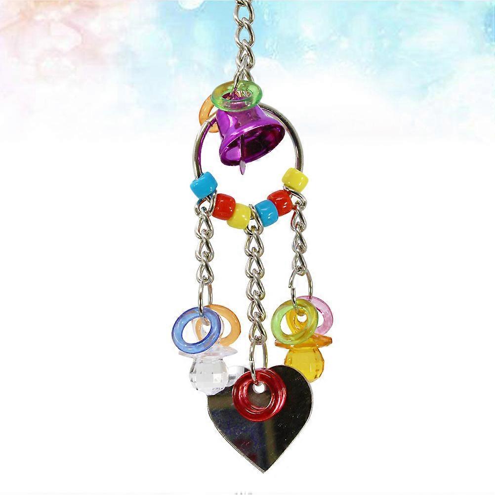 オウム咀嚼玩具ハンギングバード型オウムケージアクセサリー22 x 5 x 5 cm楽しい1セットを促進します