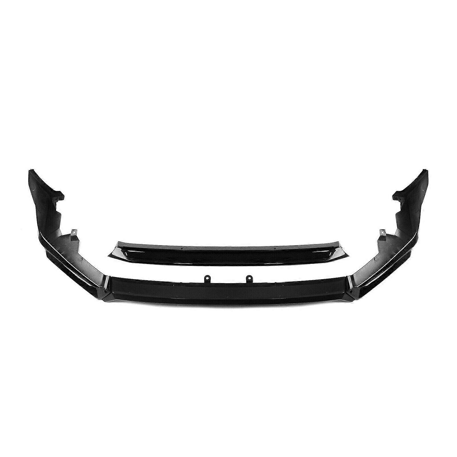 黑色汽车前保险杠扰流板唇侧盖本田思域第 11 届 2022-2024