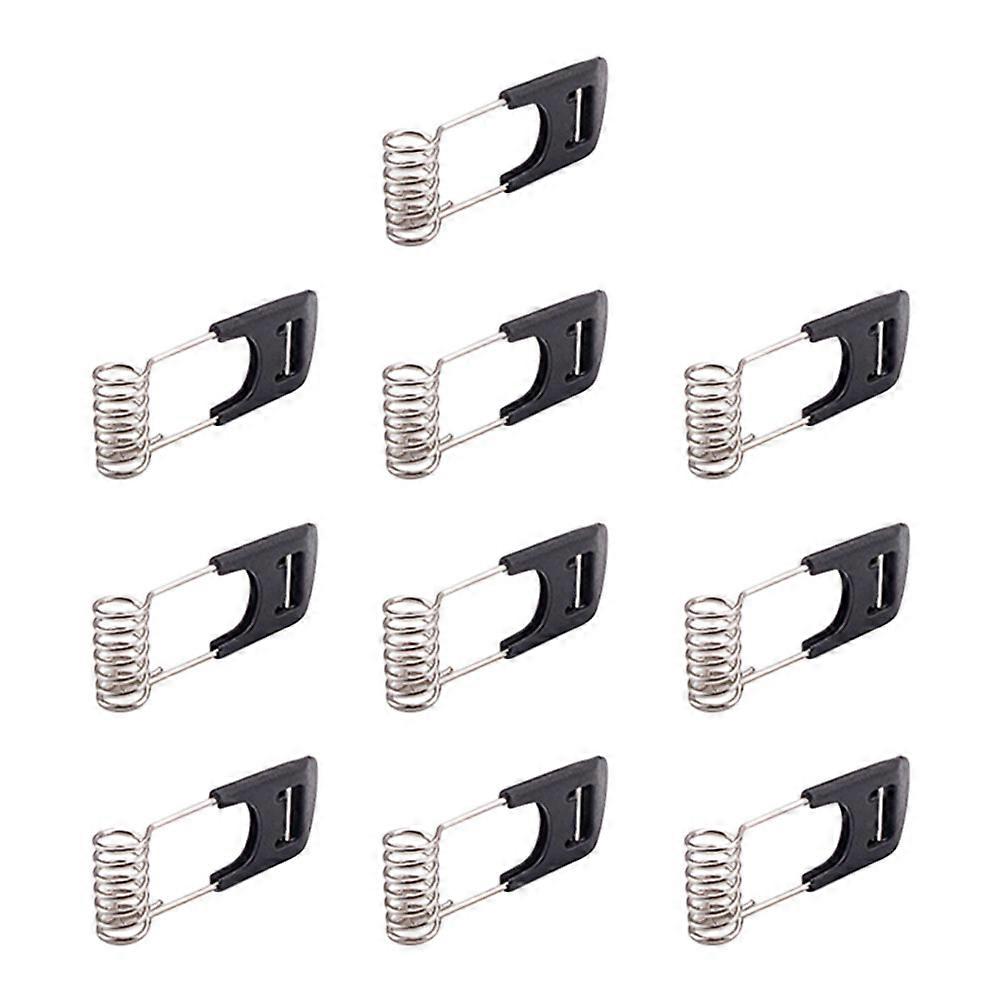 10pcs Durable Adornment Lamp Spring Clips for Fixing LED Icicle and Rope Lights – Lightweight, Practical Design for Easy Installation