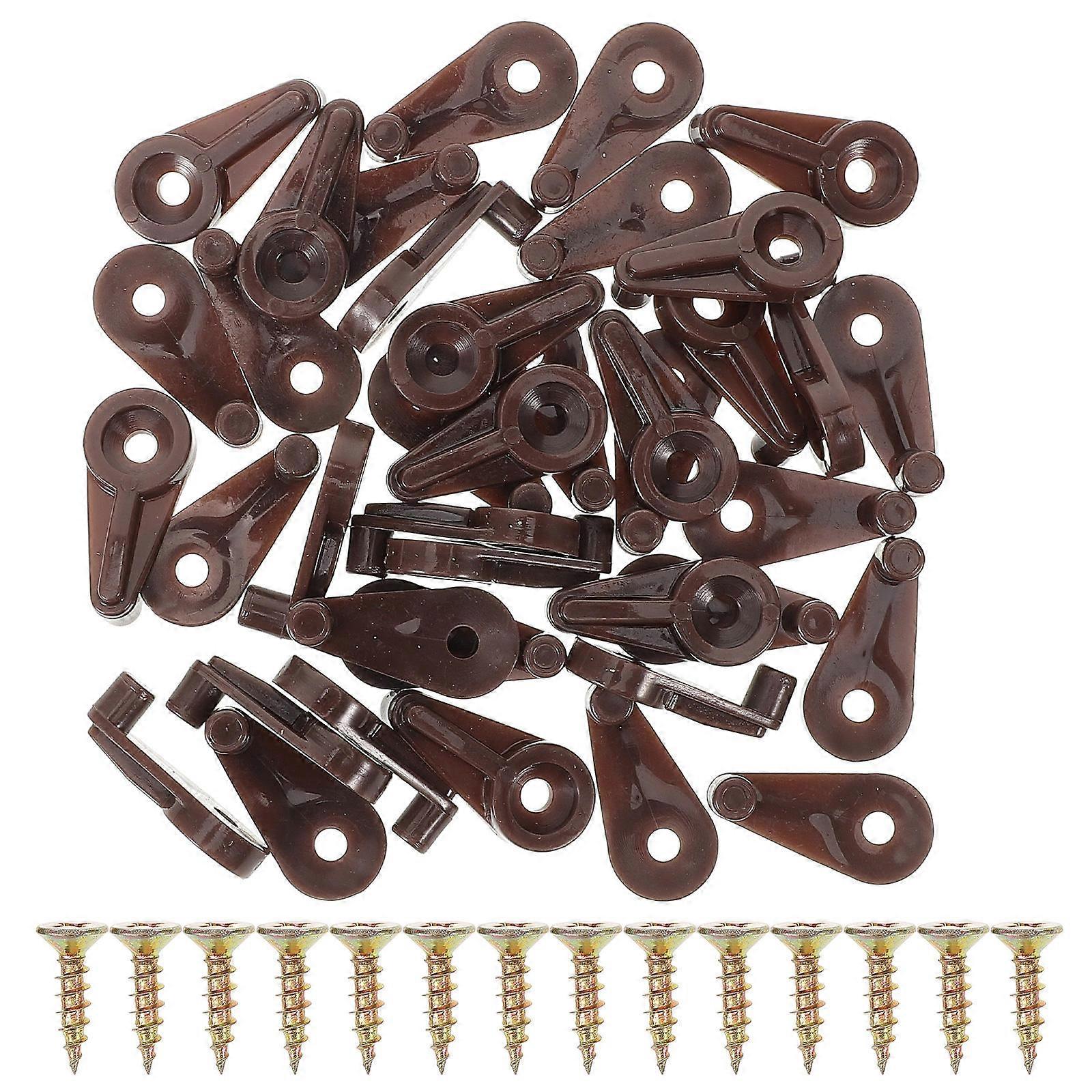 Durable Mirror Clips Set for Wall Hanging Space Saving Glass Mounting Clamps with Screws for Home, Bathroom & Shop Decoration
