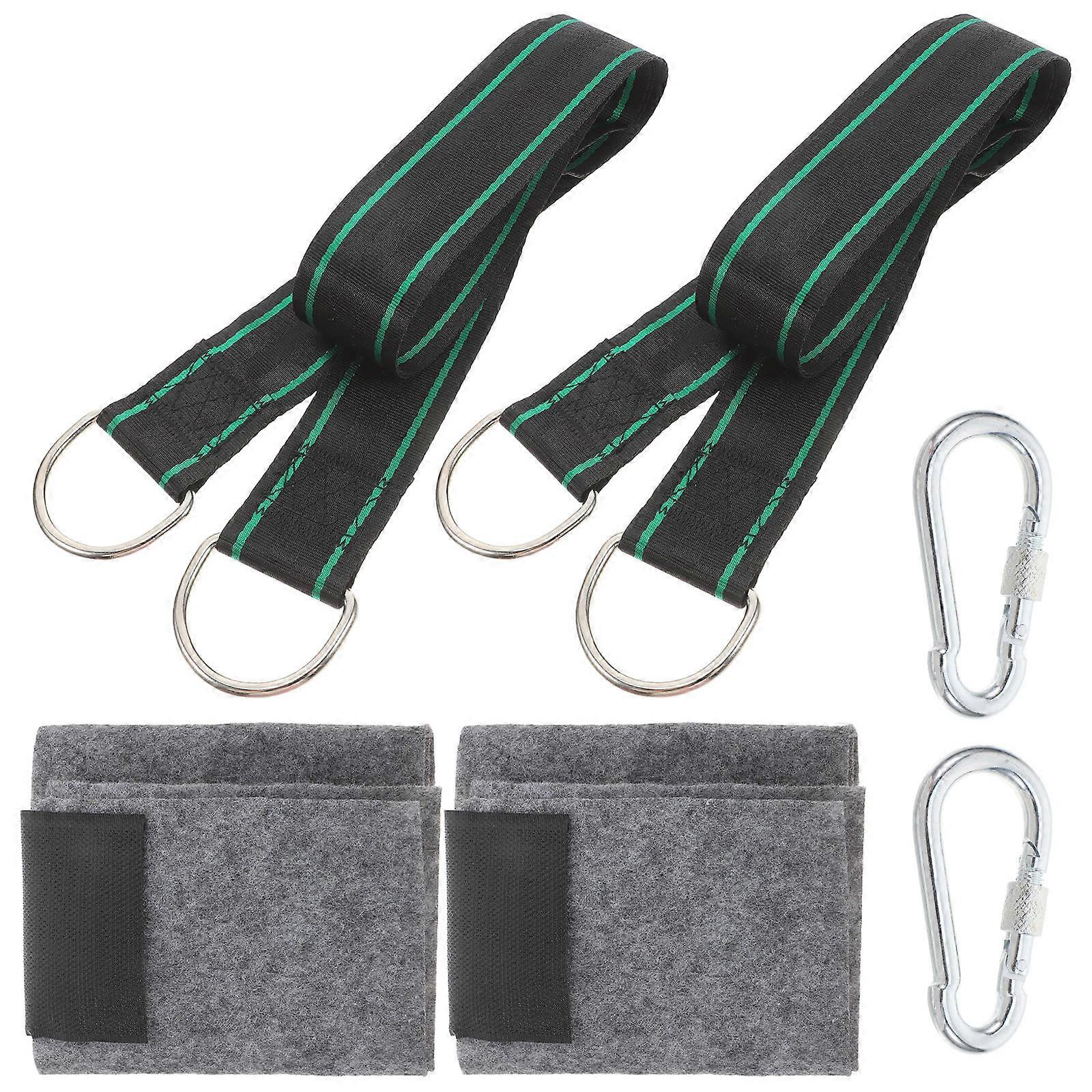 Hanging Chair Mount Tree Protection Swing Climbing Rope Vacation Durable Material 1Set