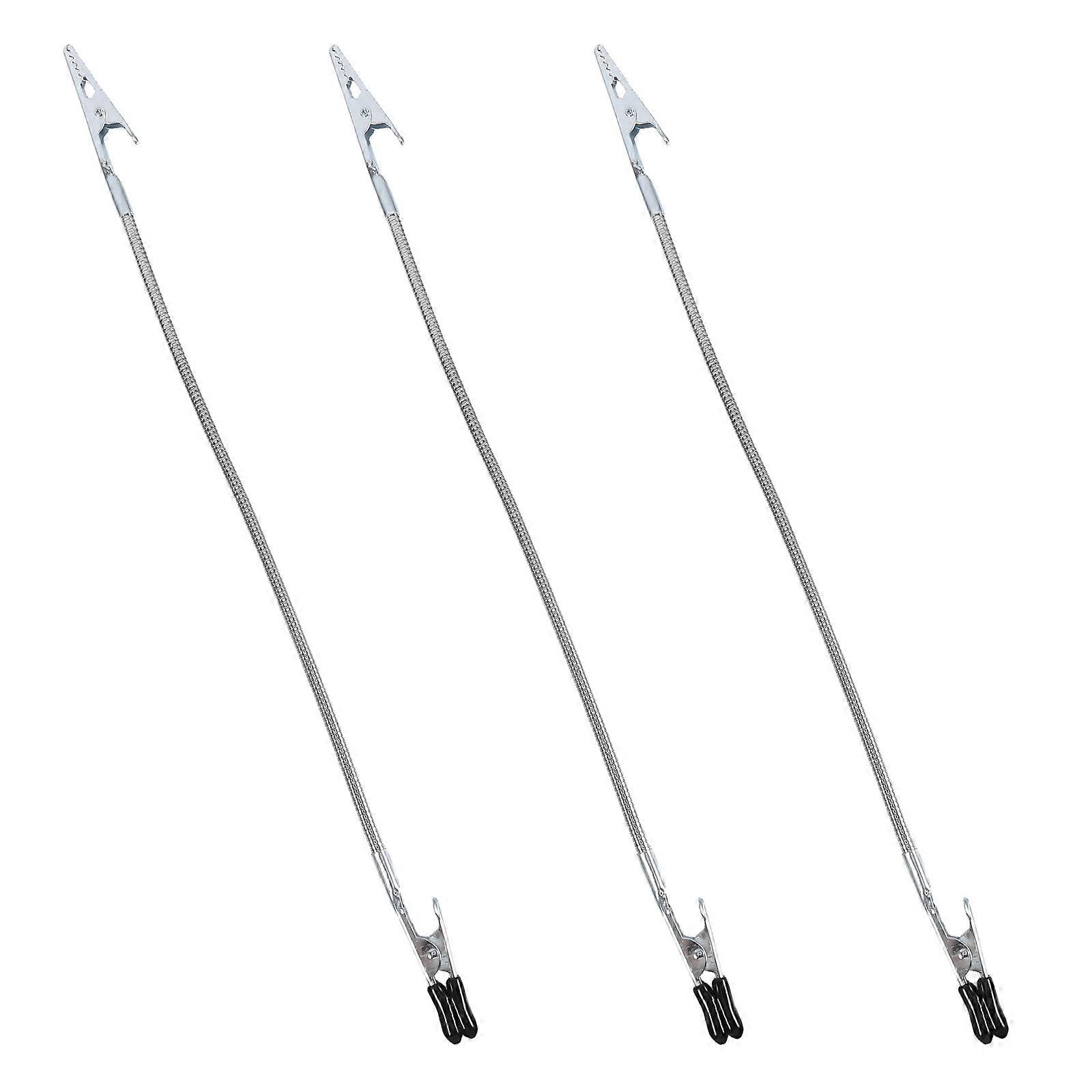 Soldering Accessories 3Pcs Wire Fixing Tool For Confined Spaces Portable Flexible Bending Stainless Steel 280mm