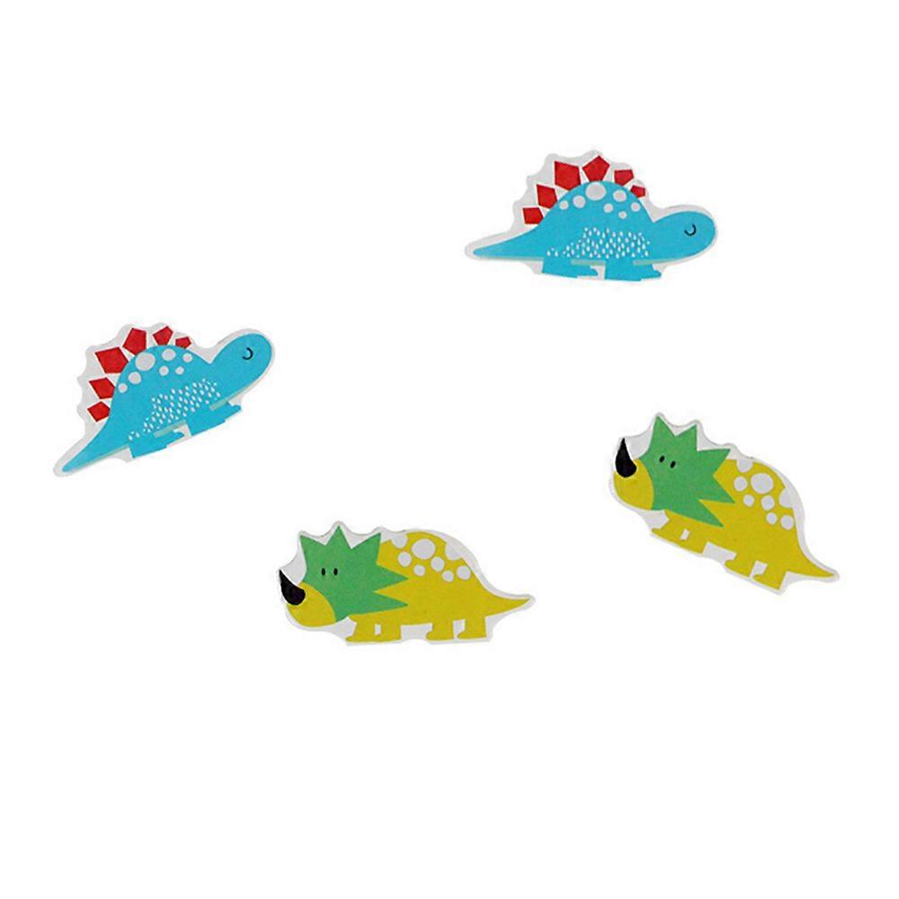 Dinosaur Cake Decorations Cupcake Wrappers Picks Cartoon DIY Decoration For Home Party Christmas Birthday 24Pcs