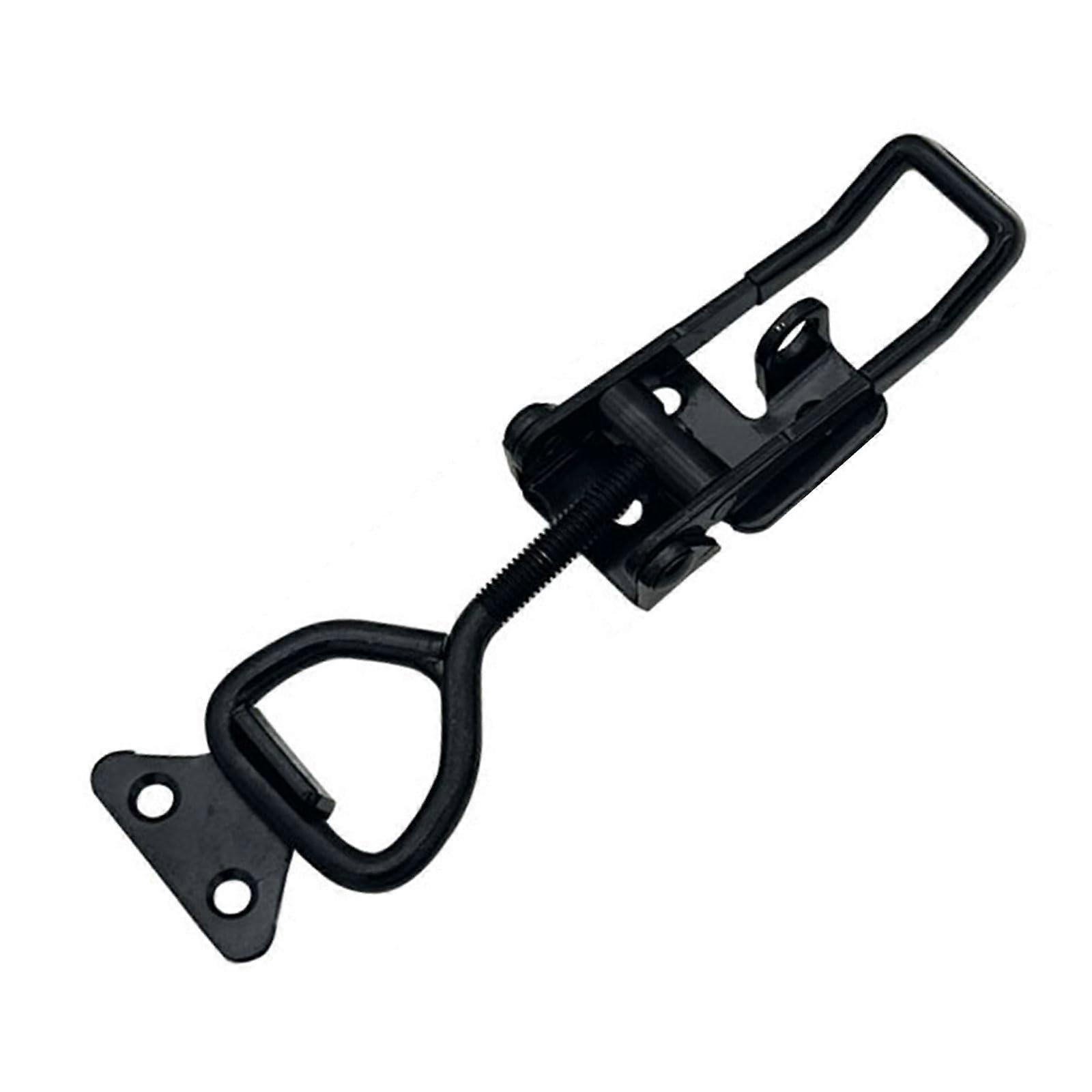 1 x metal latch made of steel, large overlap, clamp for smoker lid, suitcase, trunk, easy to use Ref: 7094