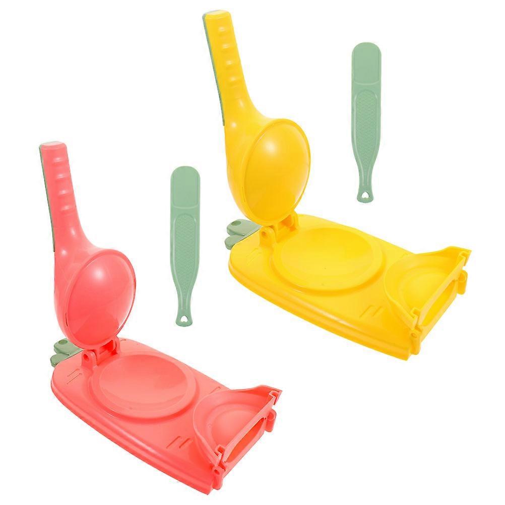 2 Sets Dumpling Presser Double End Dumpling Maker Dumpling Skin Presser Maker Kitchen Tools