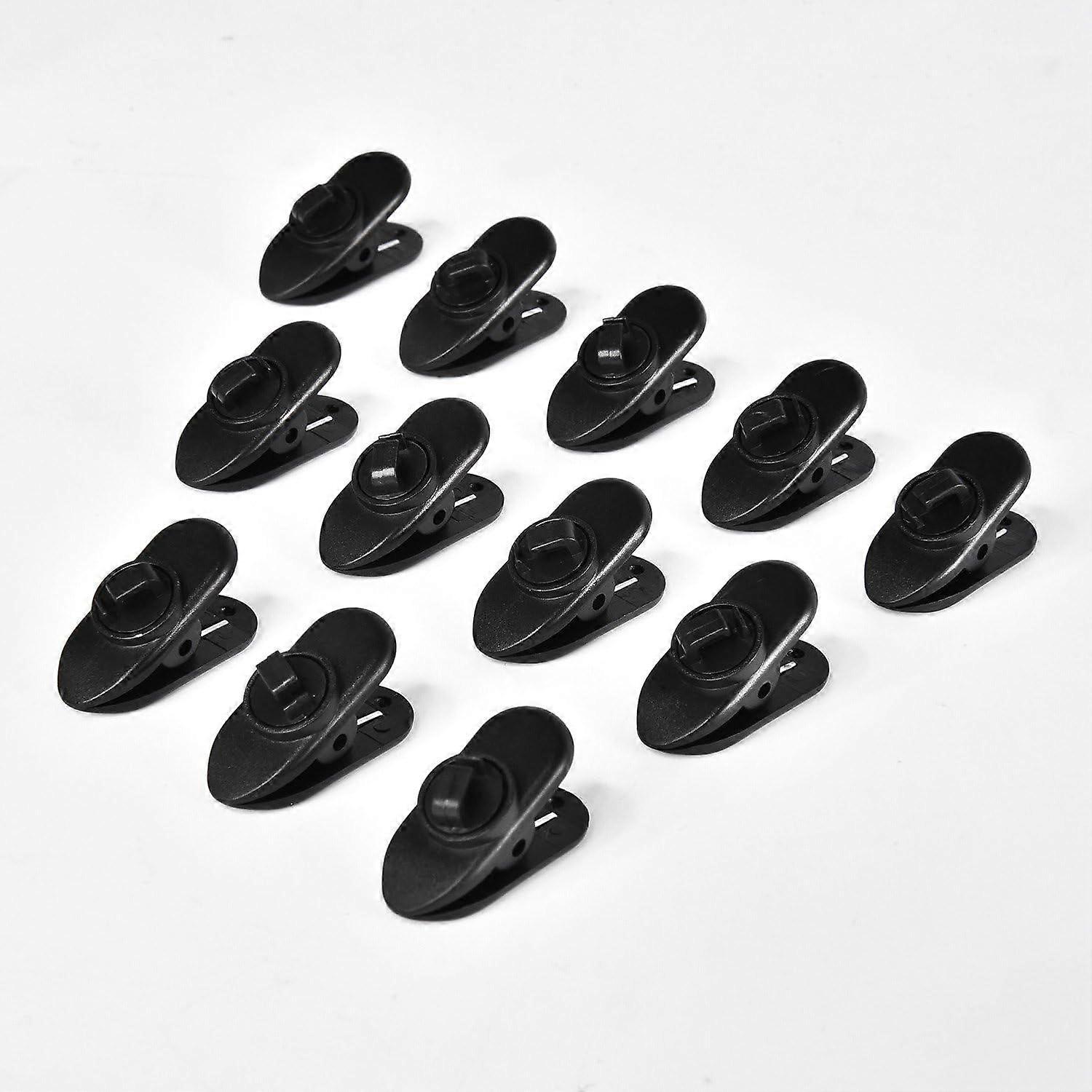 12 pcs 360 degree rotating cable clip for clothes