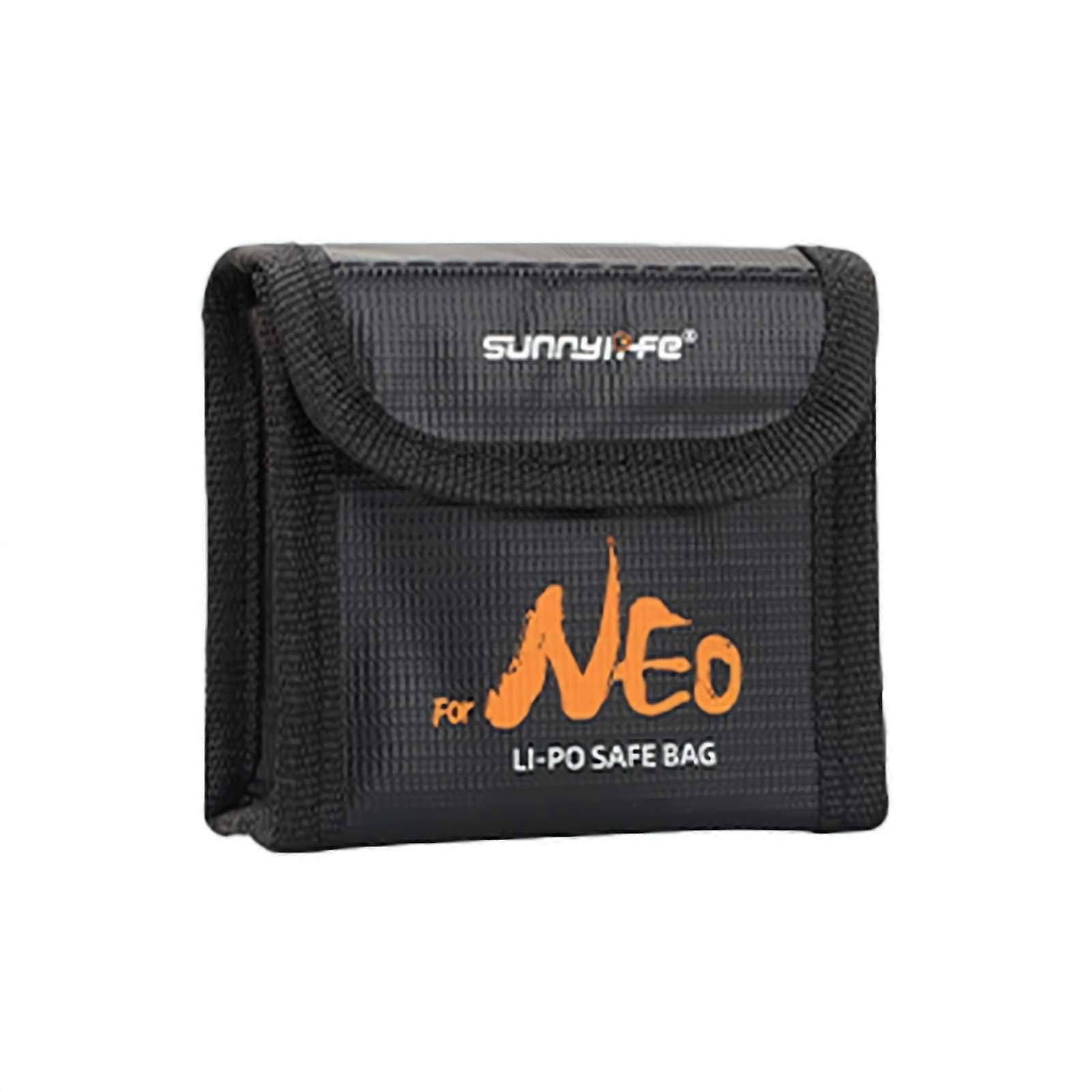 1/2/3 for DJI Neo Battery Explosionproof Bag Fire Retardant Flame Retardant Prevent Material Sealing Black L3 Battery
