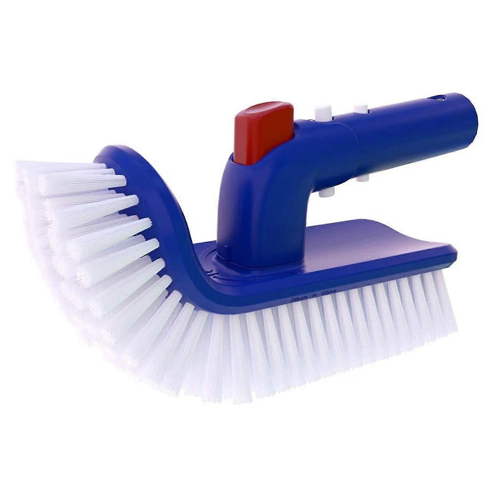 Swimming Pool Step & Corner Brush | Heavy-Duty Cleaner for Bottom, Spas & Hard-to-Reach Areas