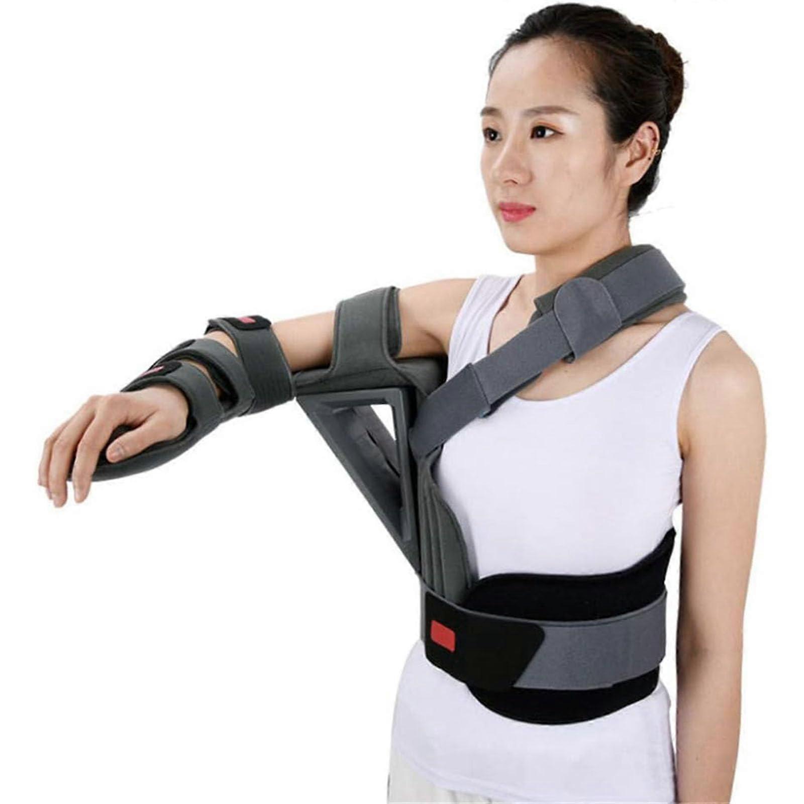 Adjustable Medical Fixed Shoulder Support Ergonomic Shoulder Abduction Orthosis Soft Arm Sling For Men And Women Right