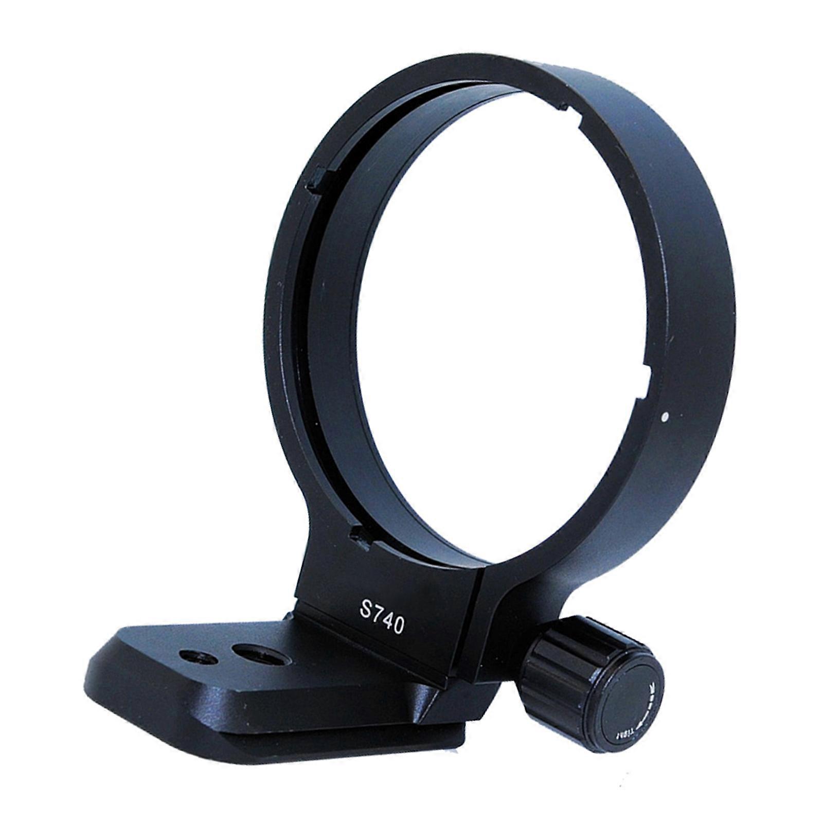 קולר חצובה למצלמה ממתכת קולר תמיכה לעדשה 1/4 אינץ' חורים 3/8 אינץ' עבור S740 70-400 מ"מ מושלם לצלמים ססגוניים