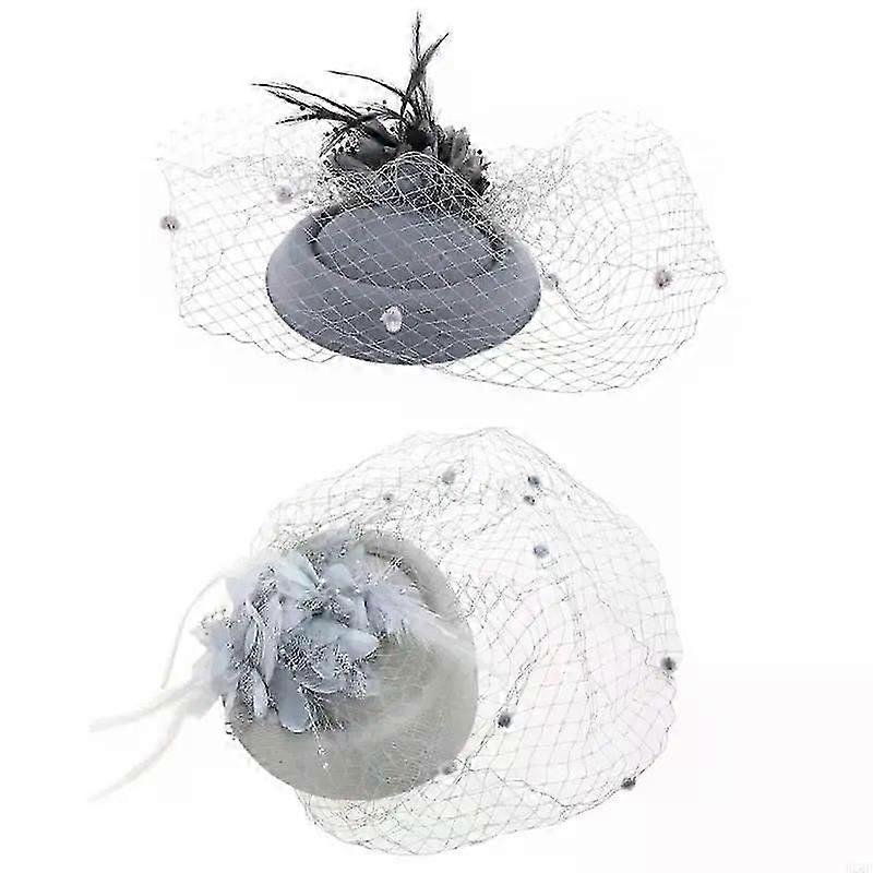 Fascinators Hats 20s Solid Color Pillbox Hat Party Headwear